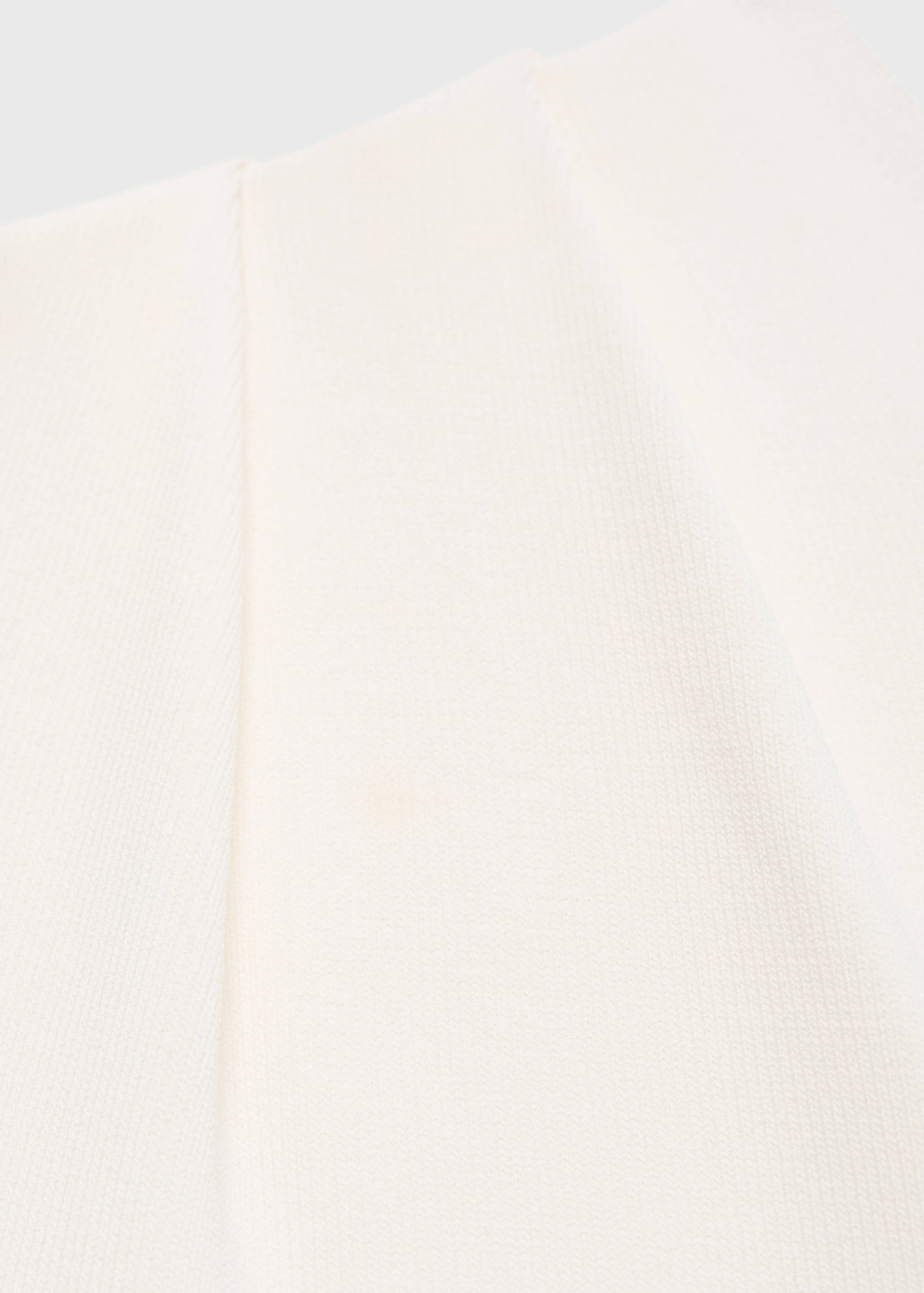 Asymmetrical combined knitted dress - Details of the article 8