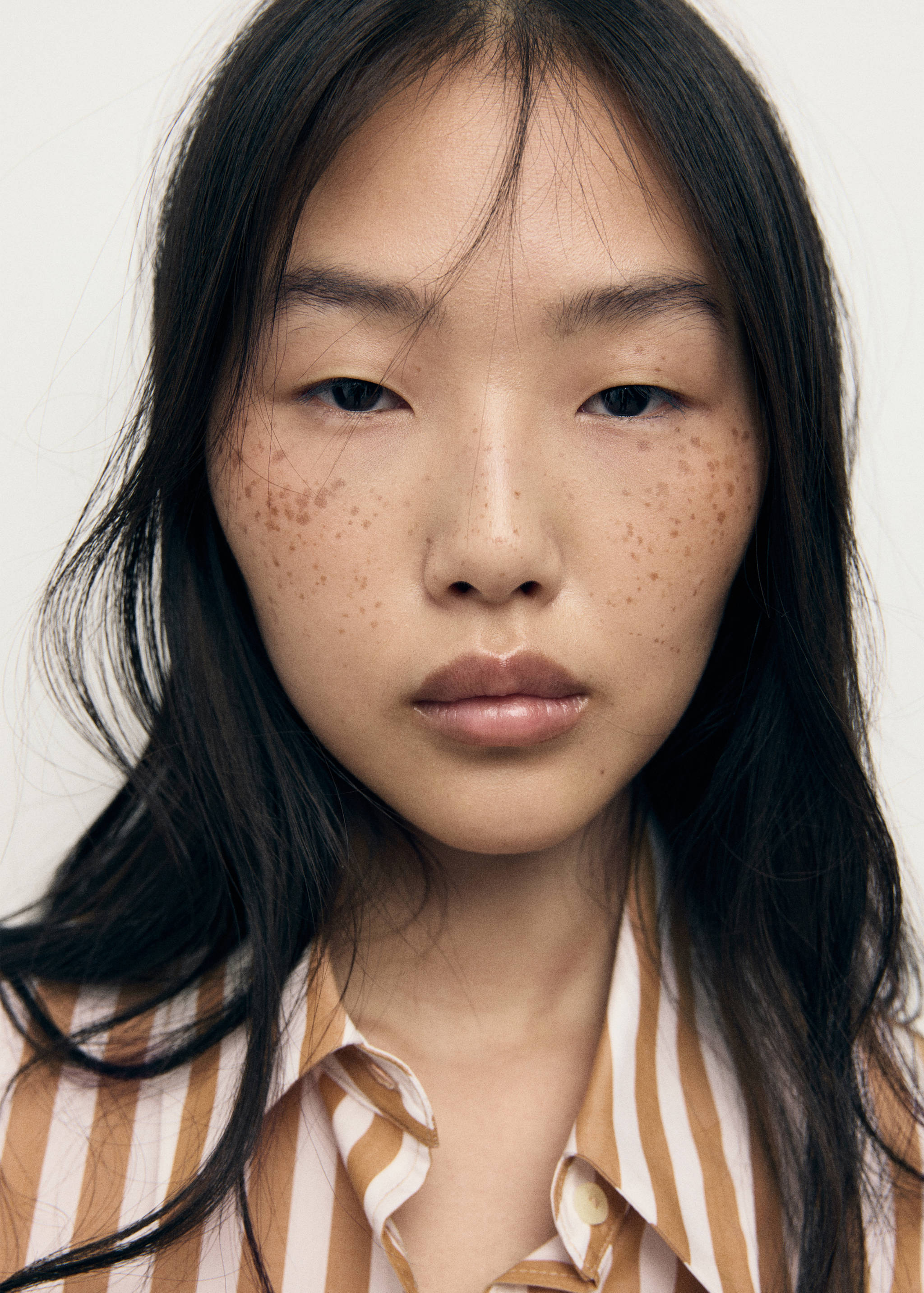 Camisa às riscas oversize - Pormenor do artigo 1