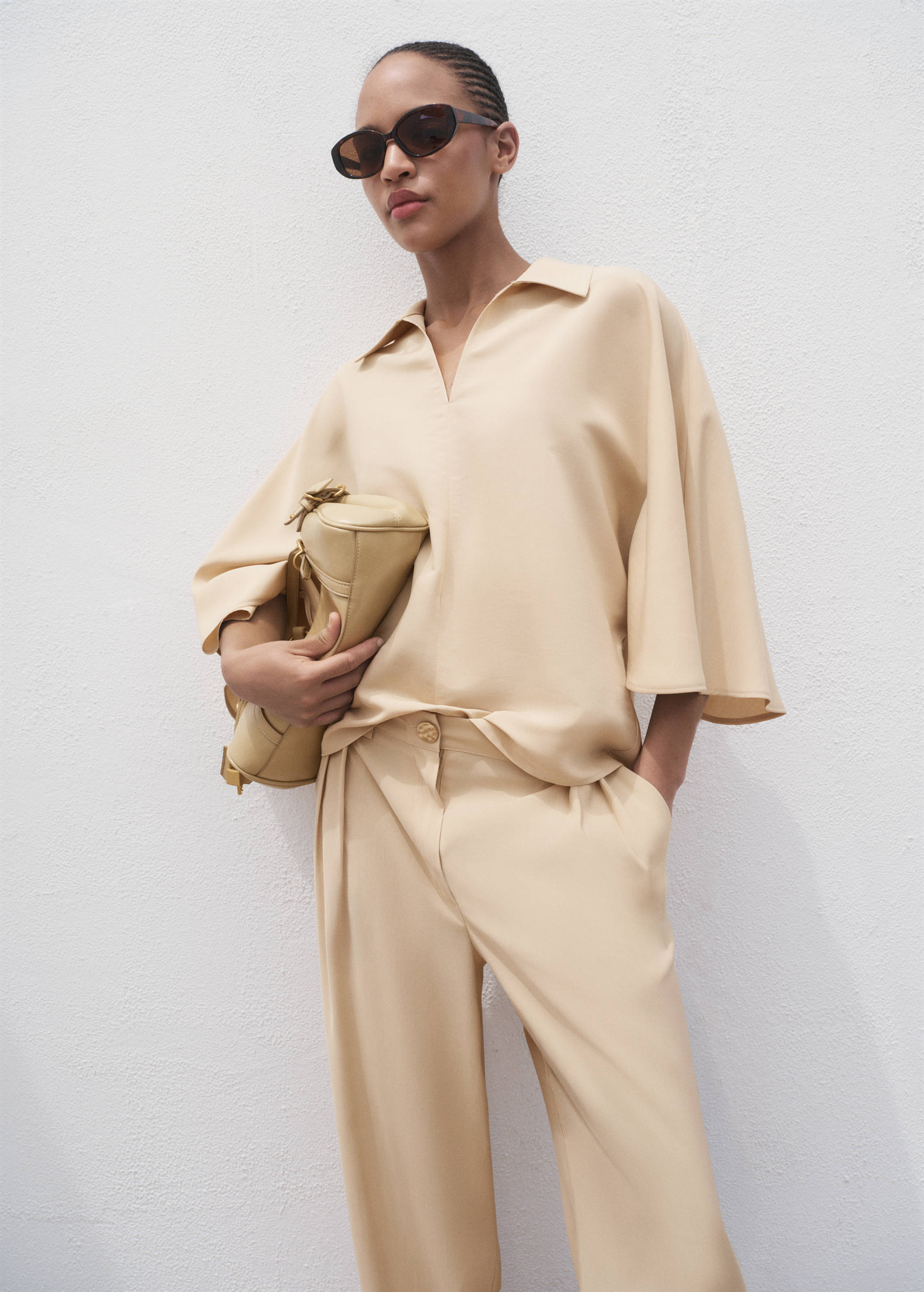 Прямые брюки с защипами - Деталь изделия 1