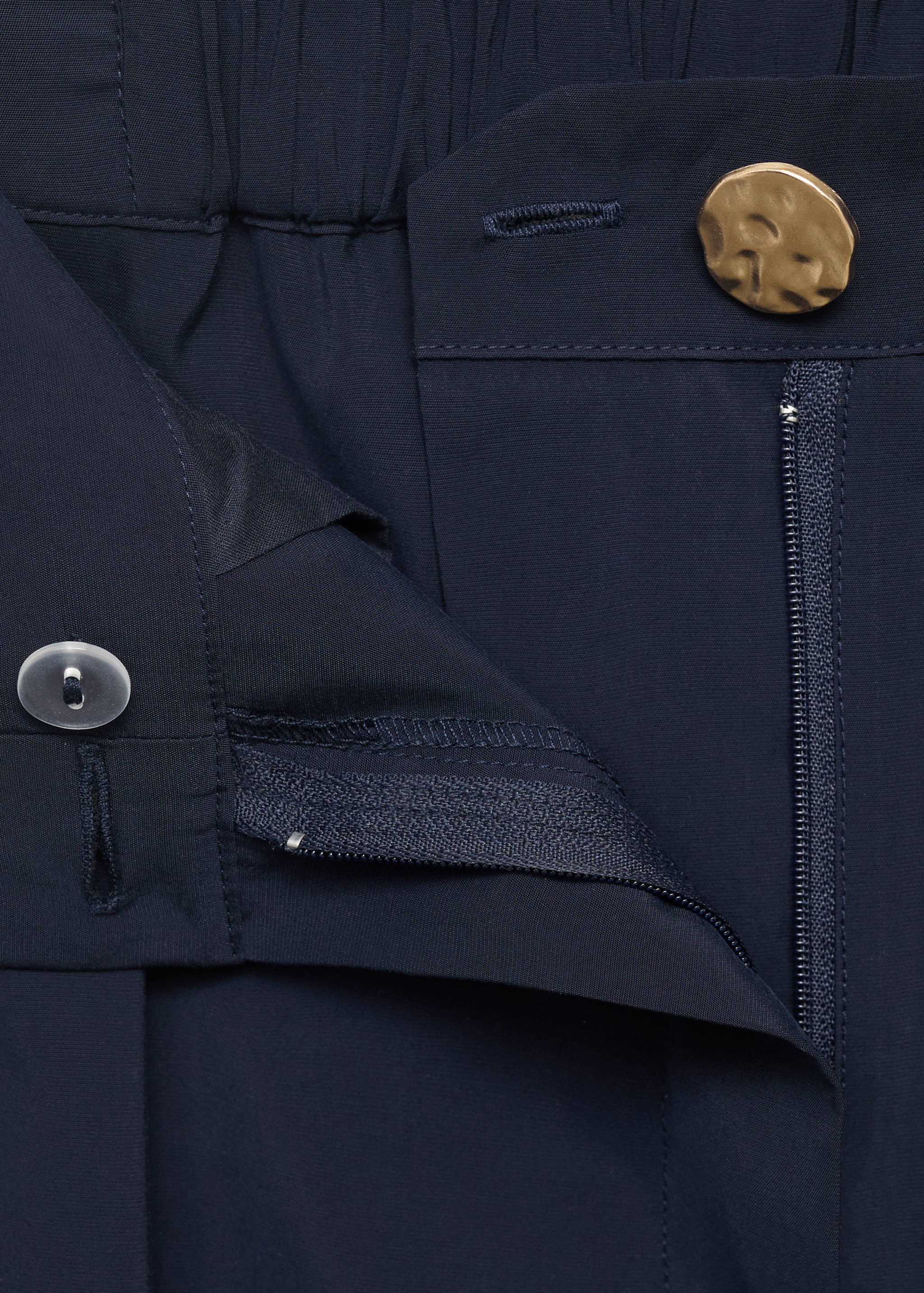 Straight-fit pleated pants - Details of the article 8