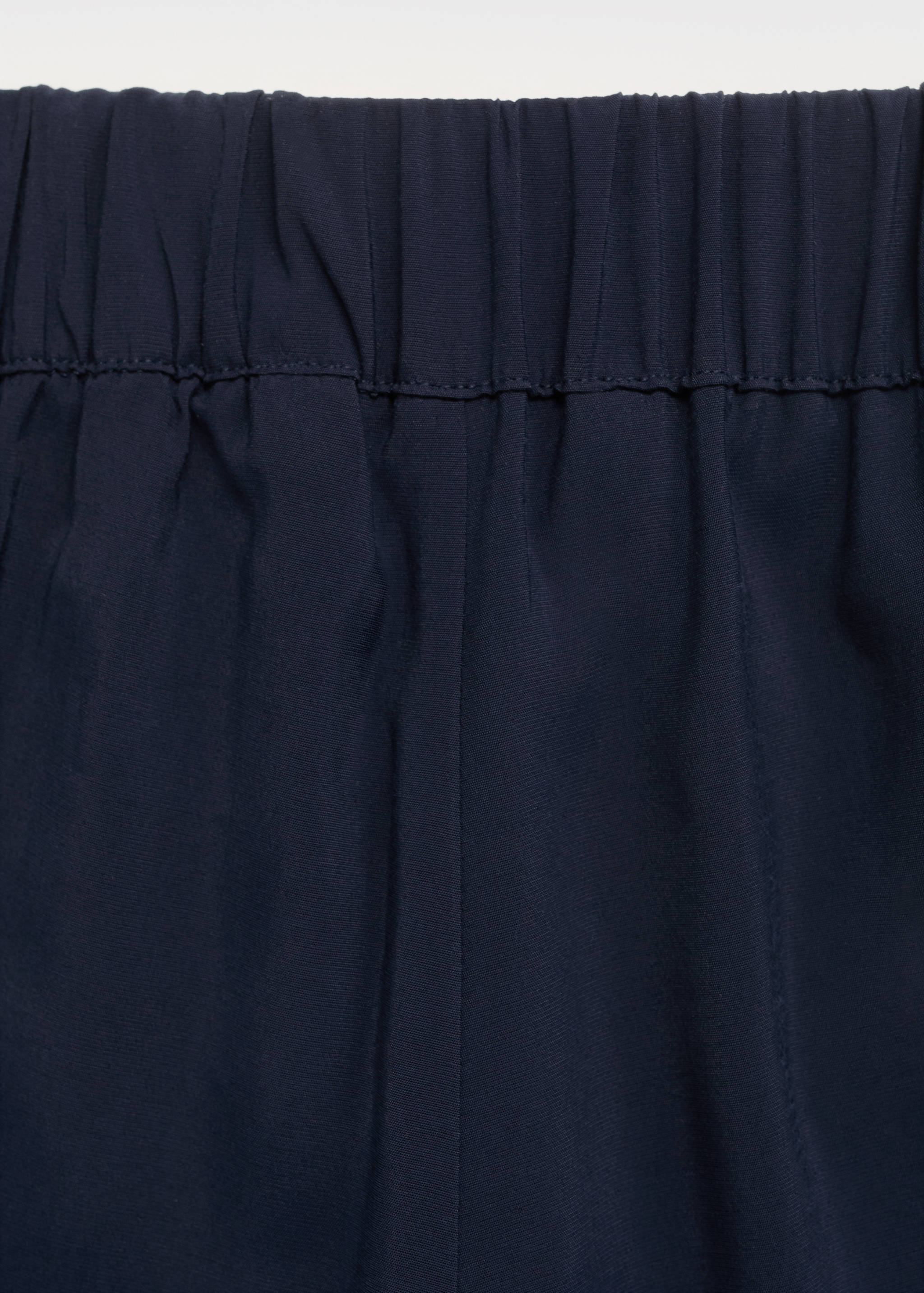 Straight-fit pleated pants - Details of the article 0