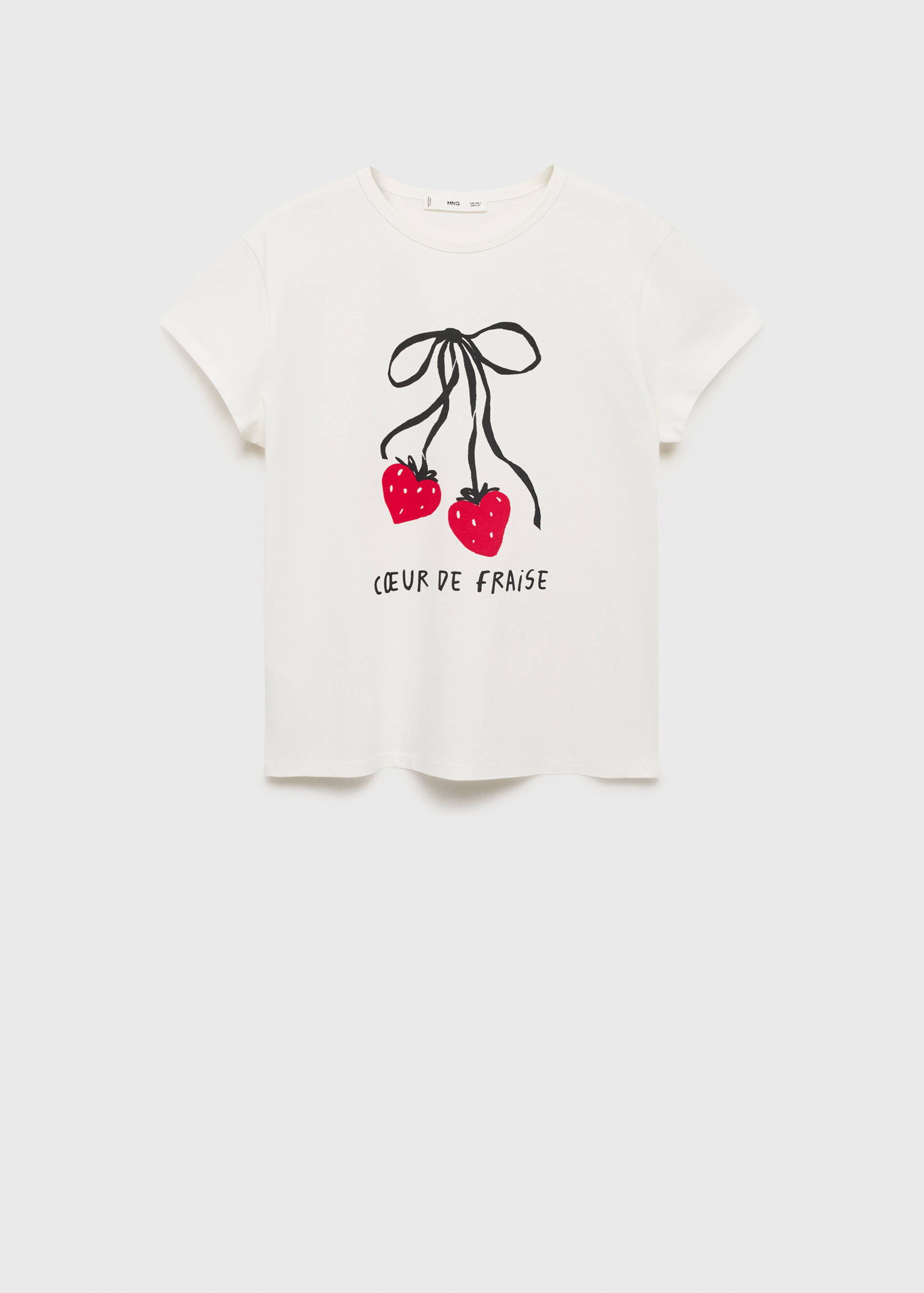 Printed cotton-blend t-shirt - Article without model
