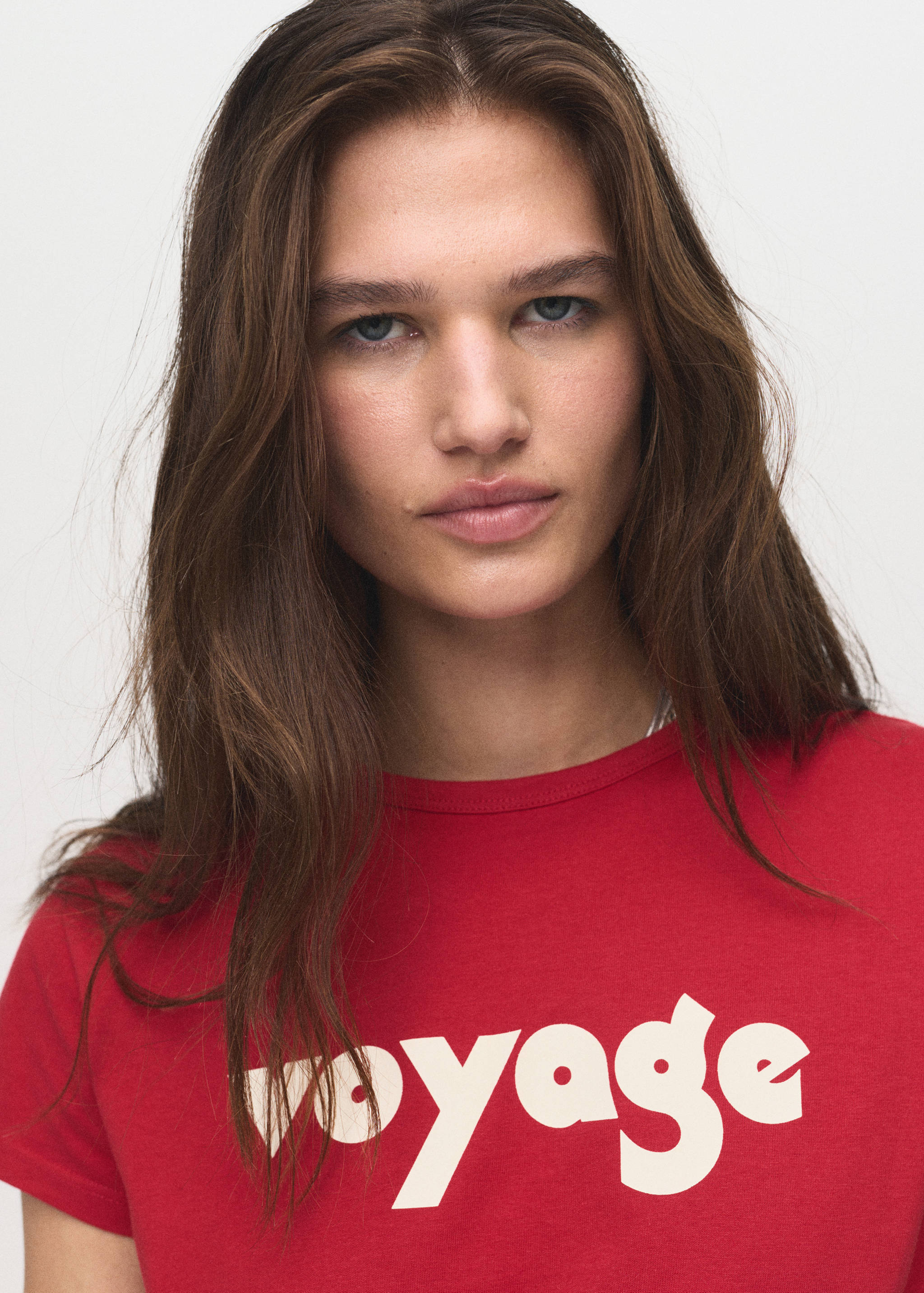 Bedrucktes Baumwoll-T-Shirt - Detail des Artikels 1