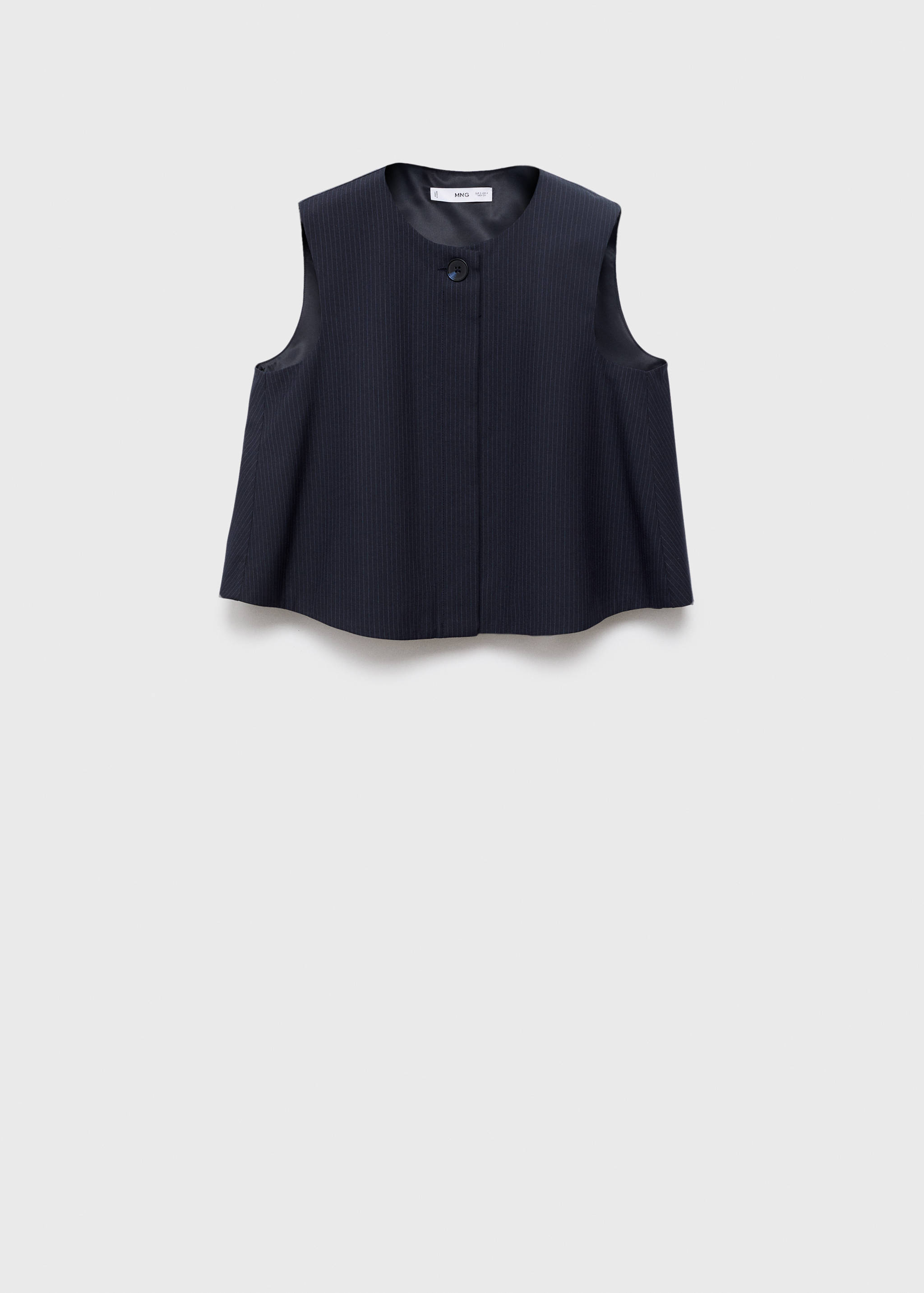 Pinstriped top with balloon effect - Article without model