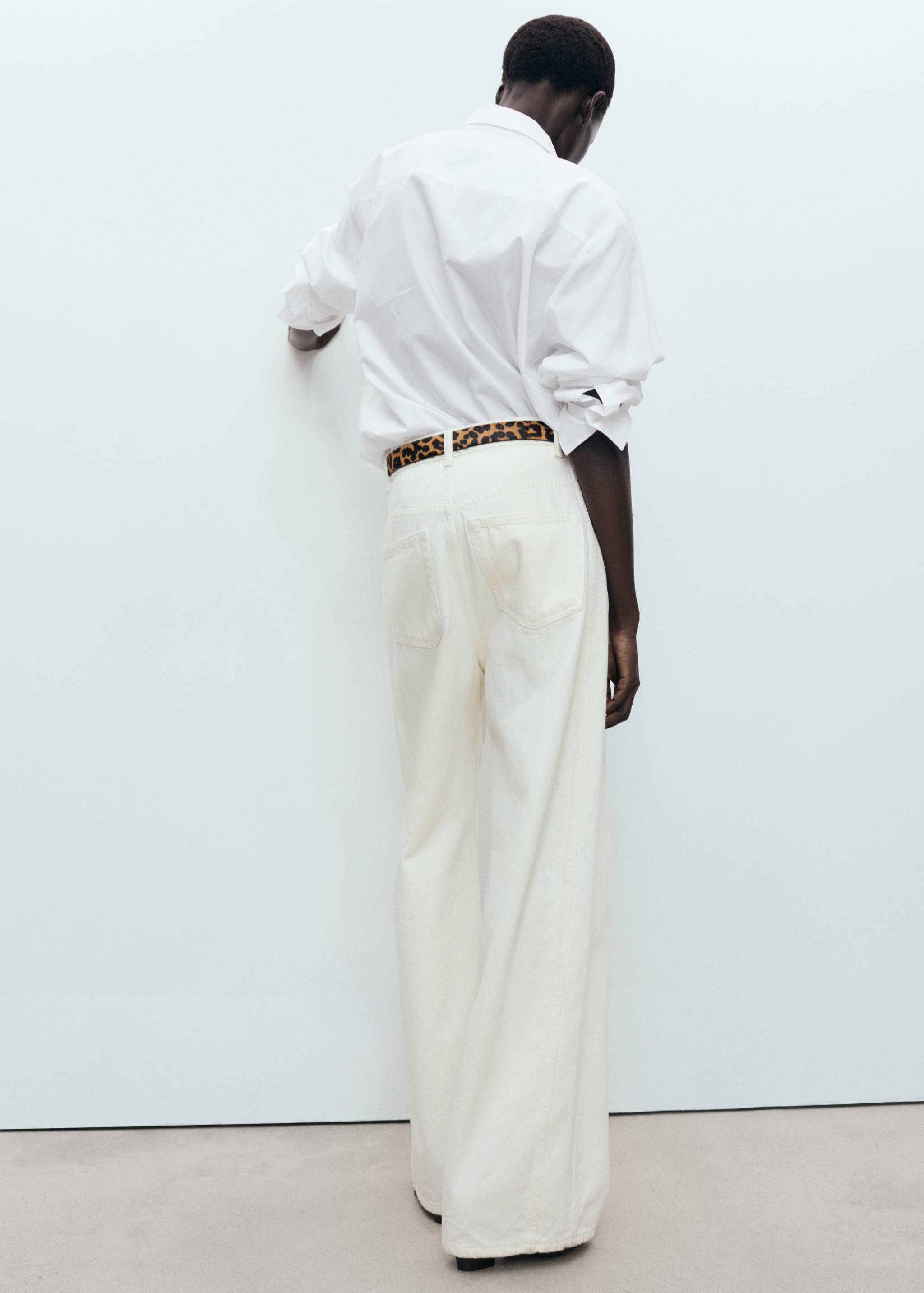 Leopard leather belt - Details of the article 9