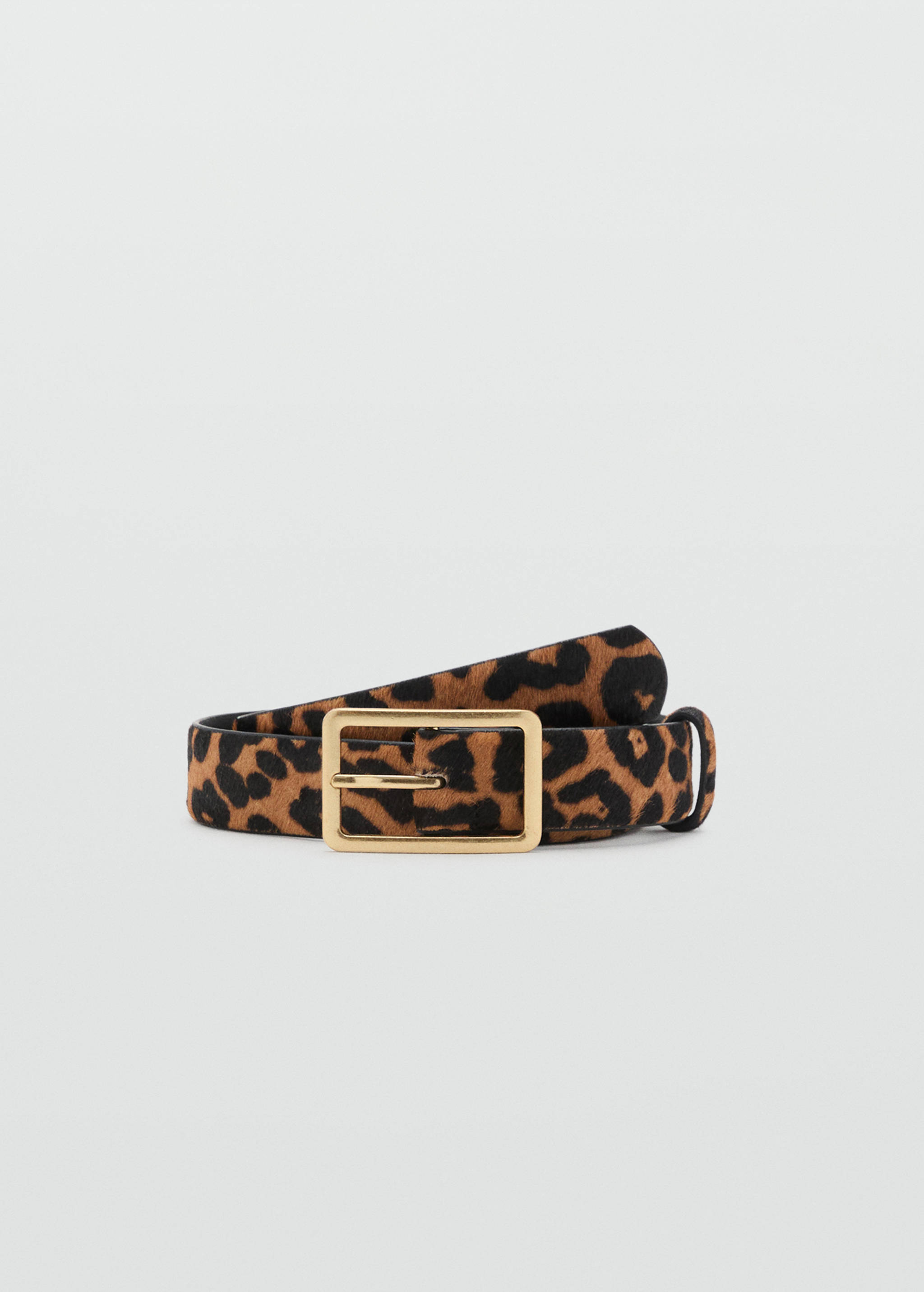 Leopard leather belt - Article without model