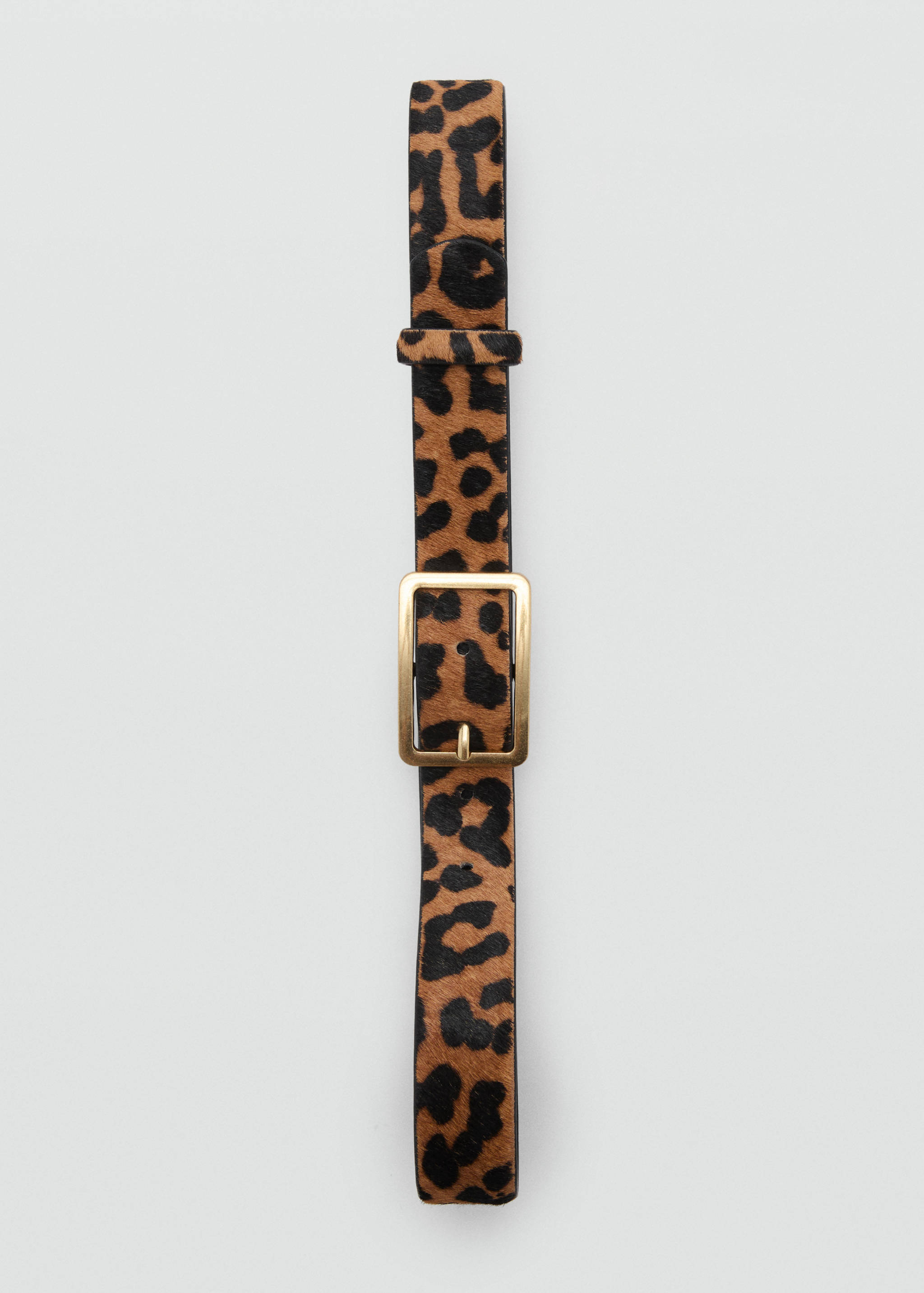 Leopard leather belt - Details of the article 2