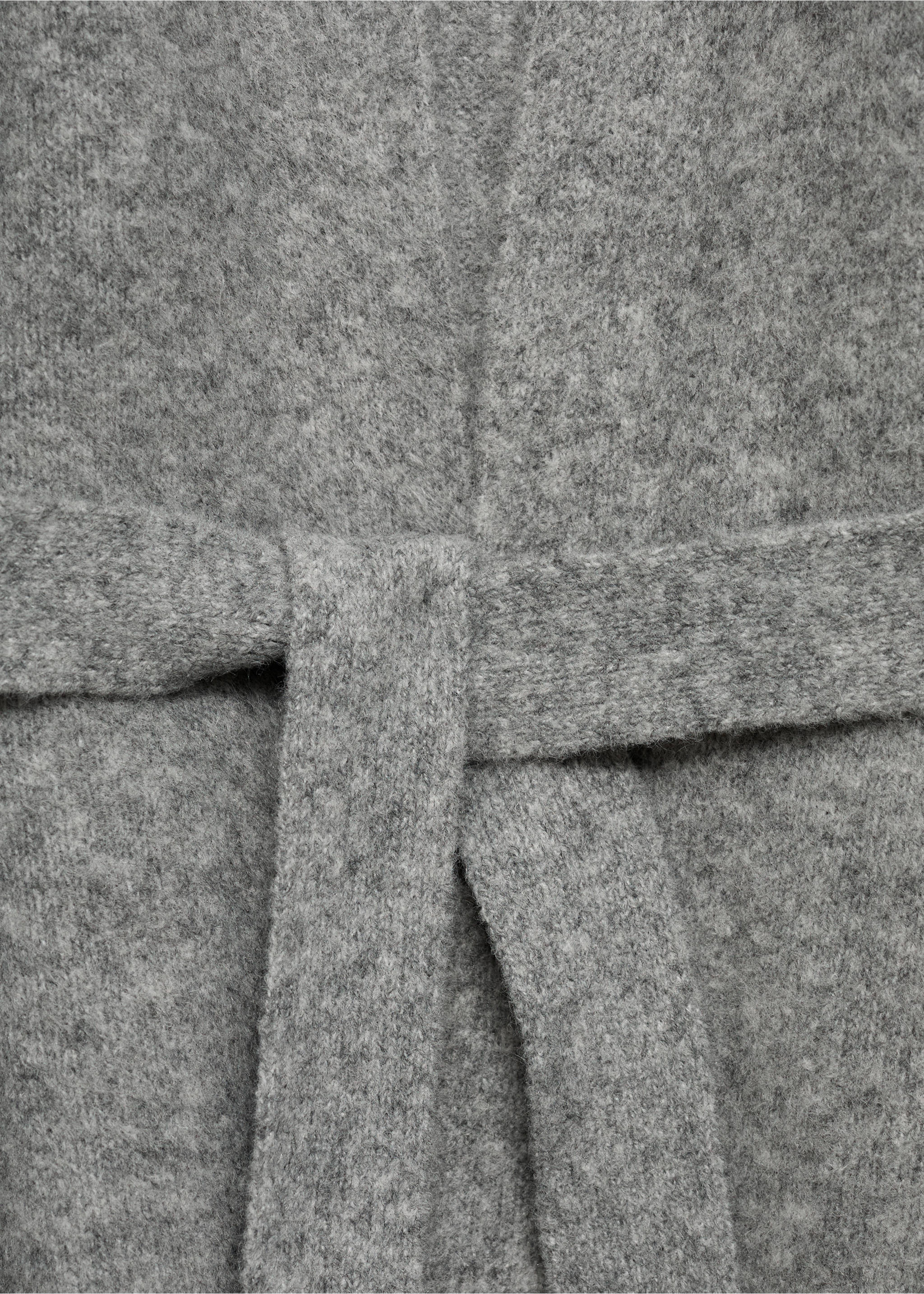 Knit cardigan - Details of the article 8, Grey. Ref: 17074101-00.
