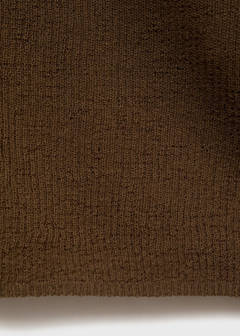 Ribbed polo-neck sweater — Chocolate 9