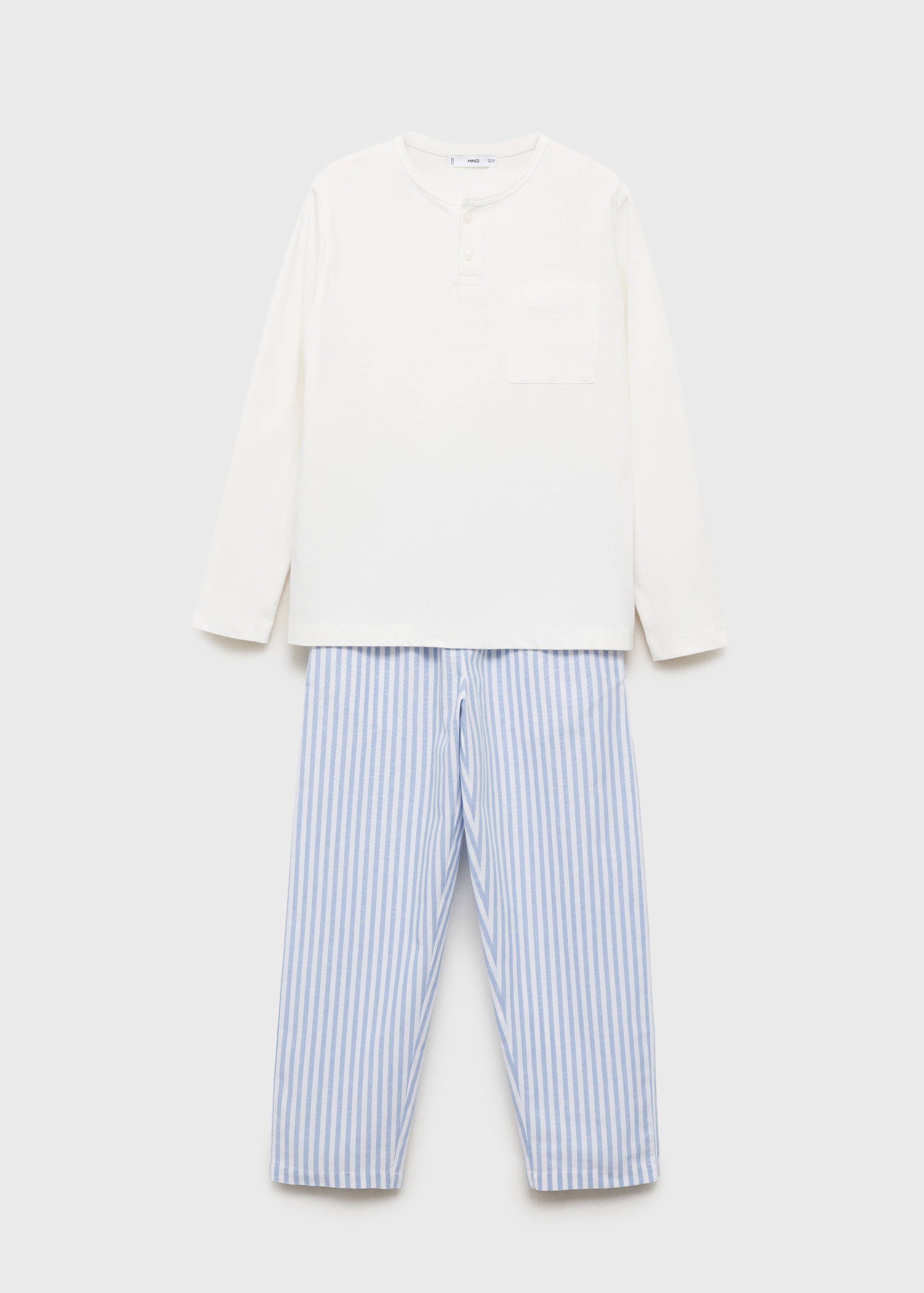 Striped long pyjamas - Article without model
