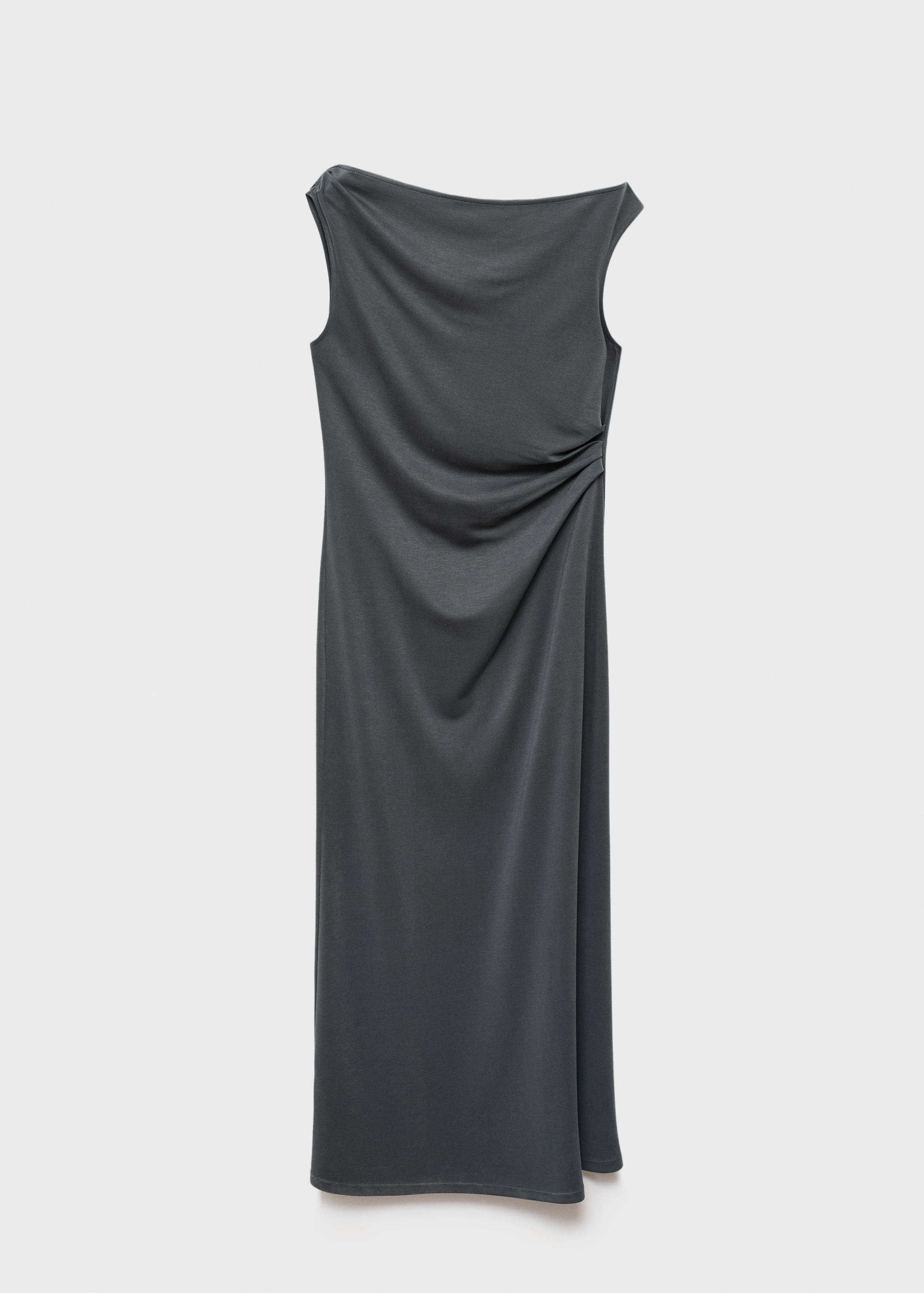 Robe asymétrique froncée - Article sans modèle