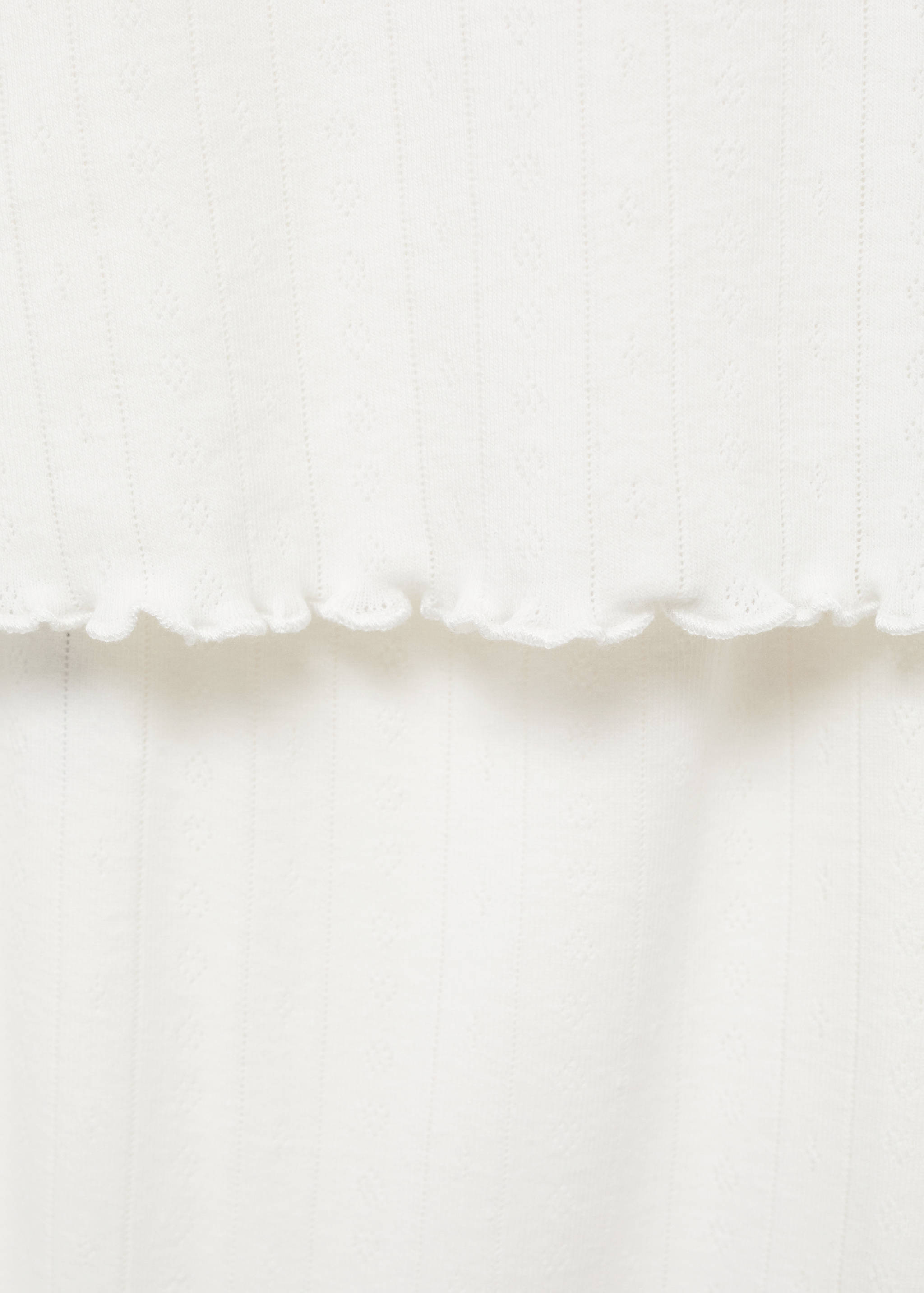 Two-piece openwork cotton pajamas - Details of the article 8