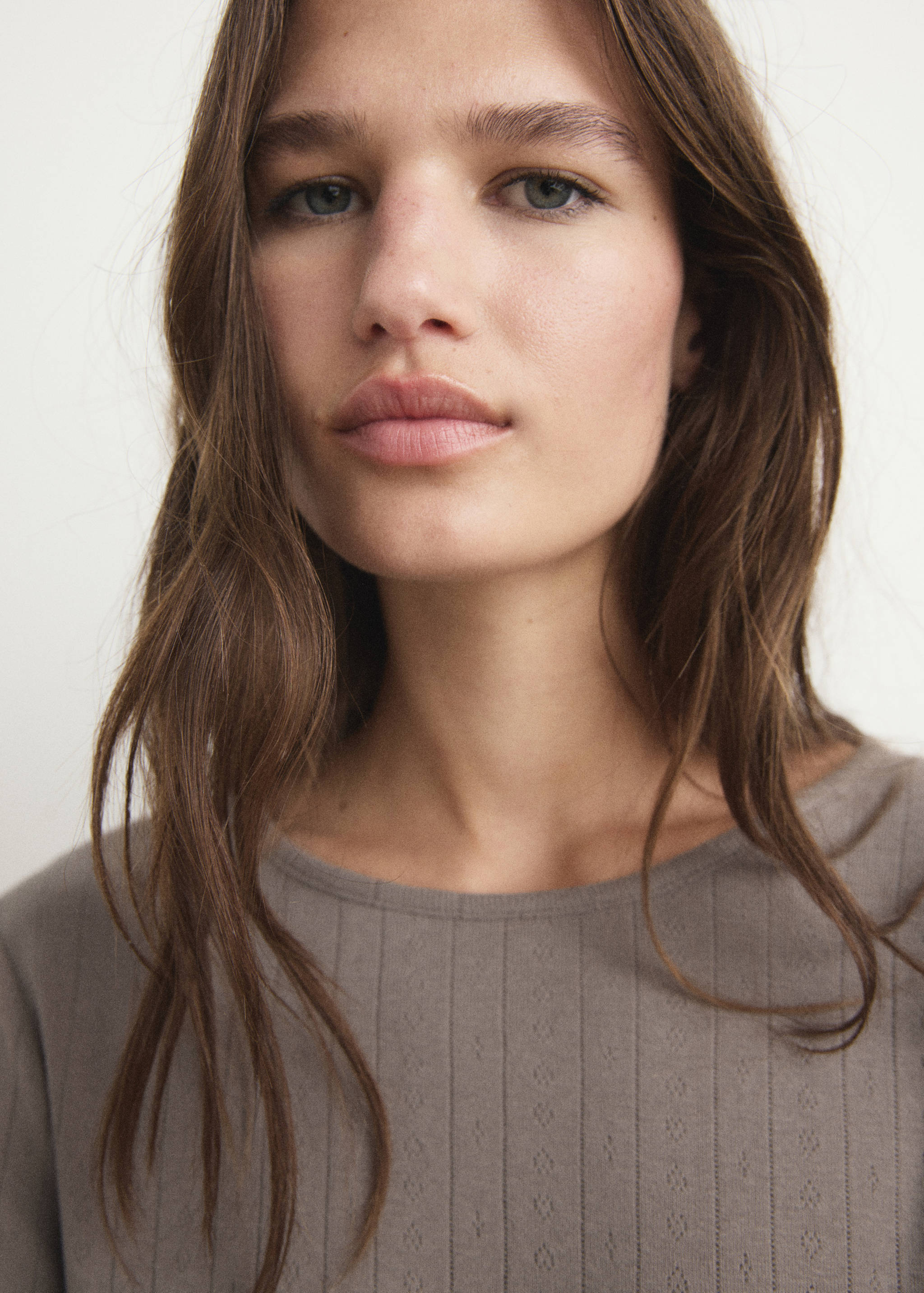 Pyjama deux pièces coton maille lâche - Détail de l'article 1