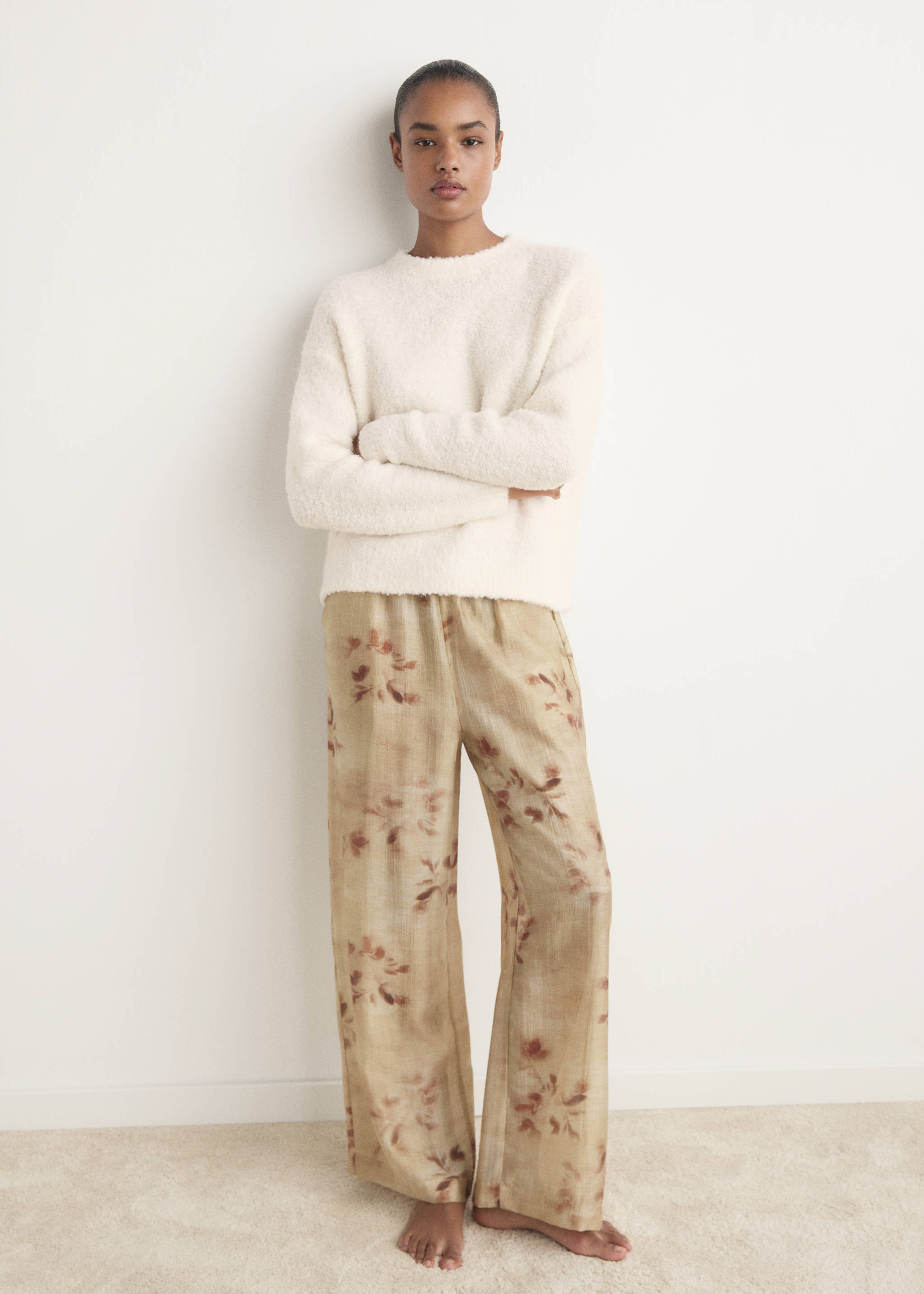 Jersei efecte bouclé - Pla general