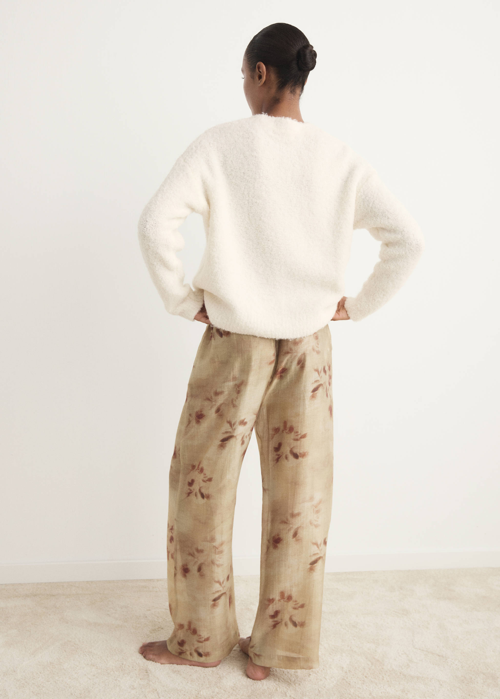 Jersei efecte bouclé - Revers de l'article