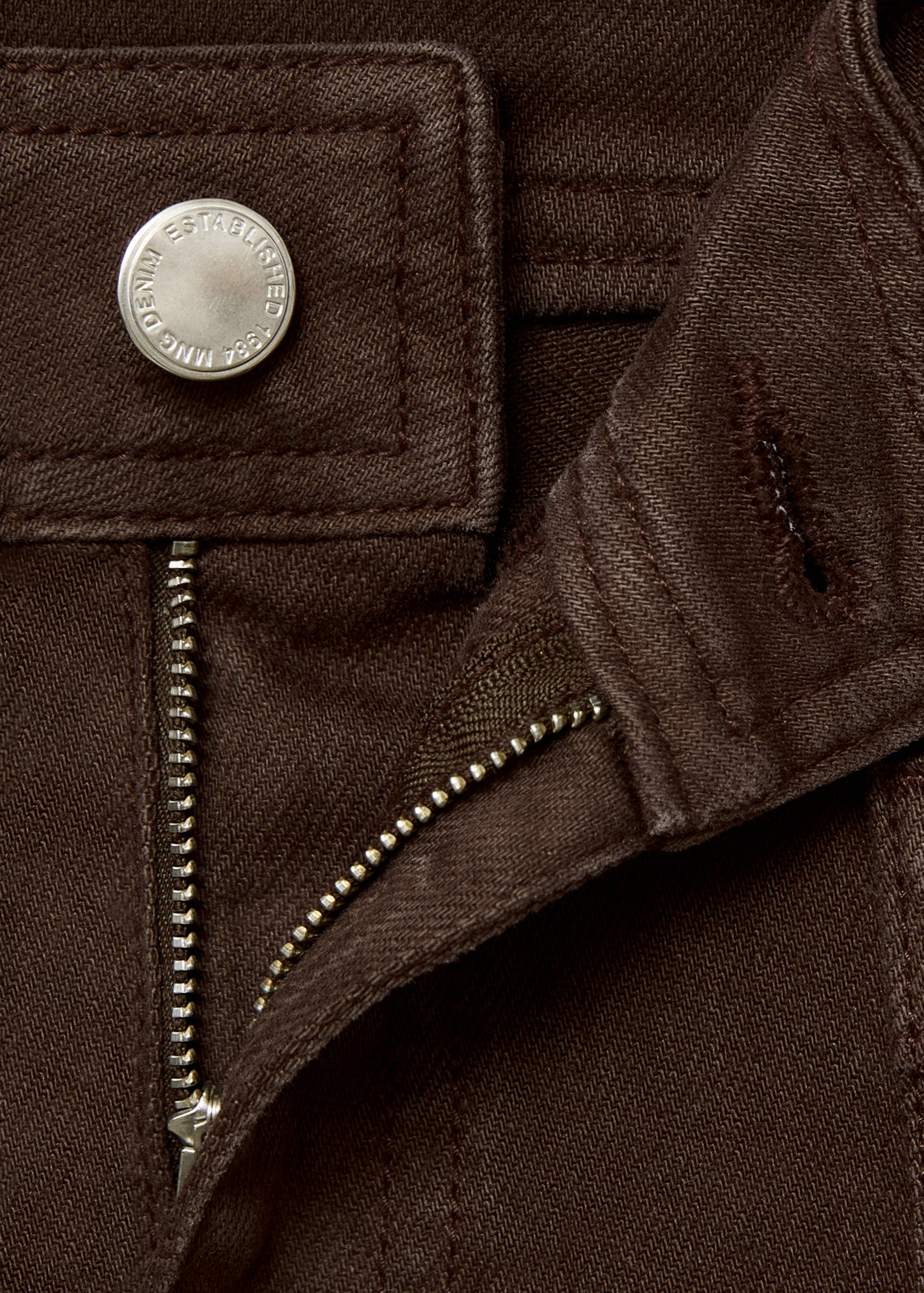 Calças de ganga wide leg com bolsos - Pormenor do artigo 8