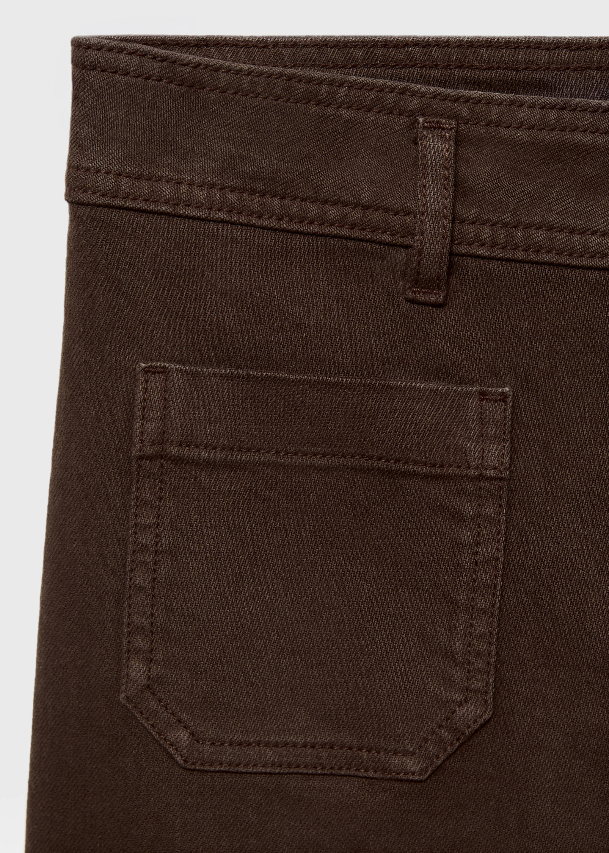 Calças de ganga wide leg com bolsos - Pormenor do artigo 0