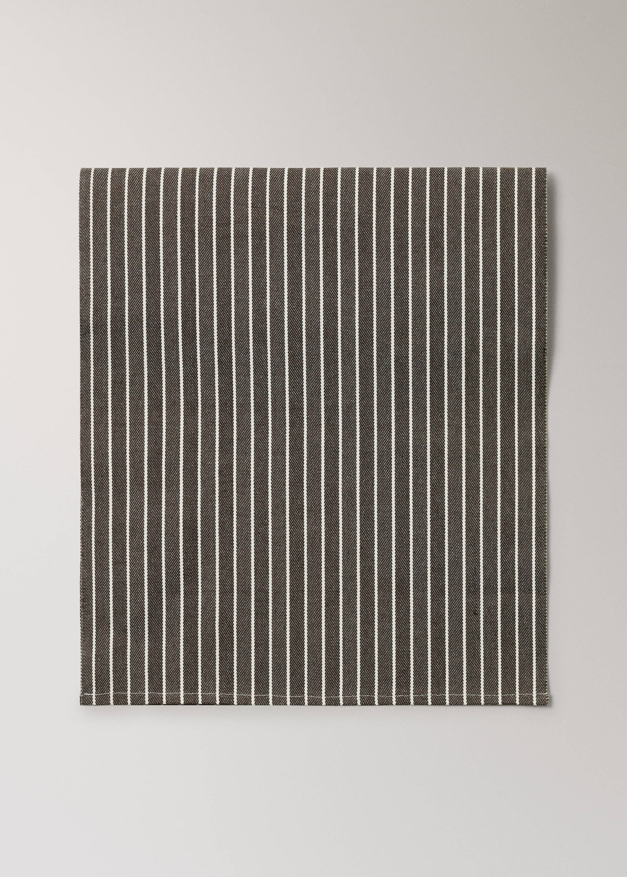 Striped cotton table runner - Article without model