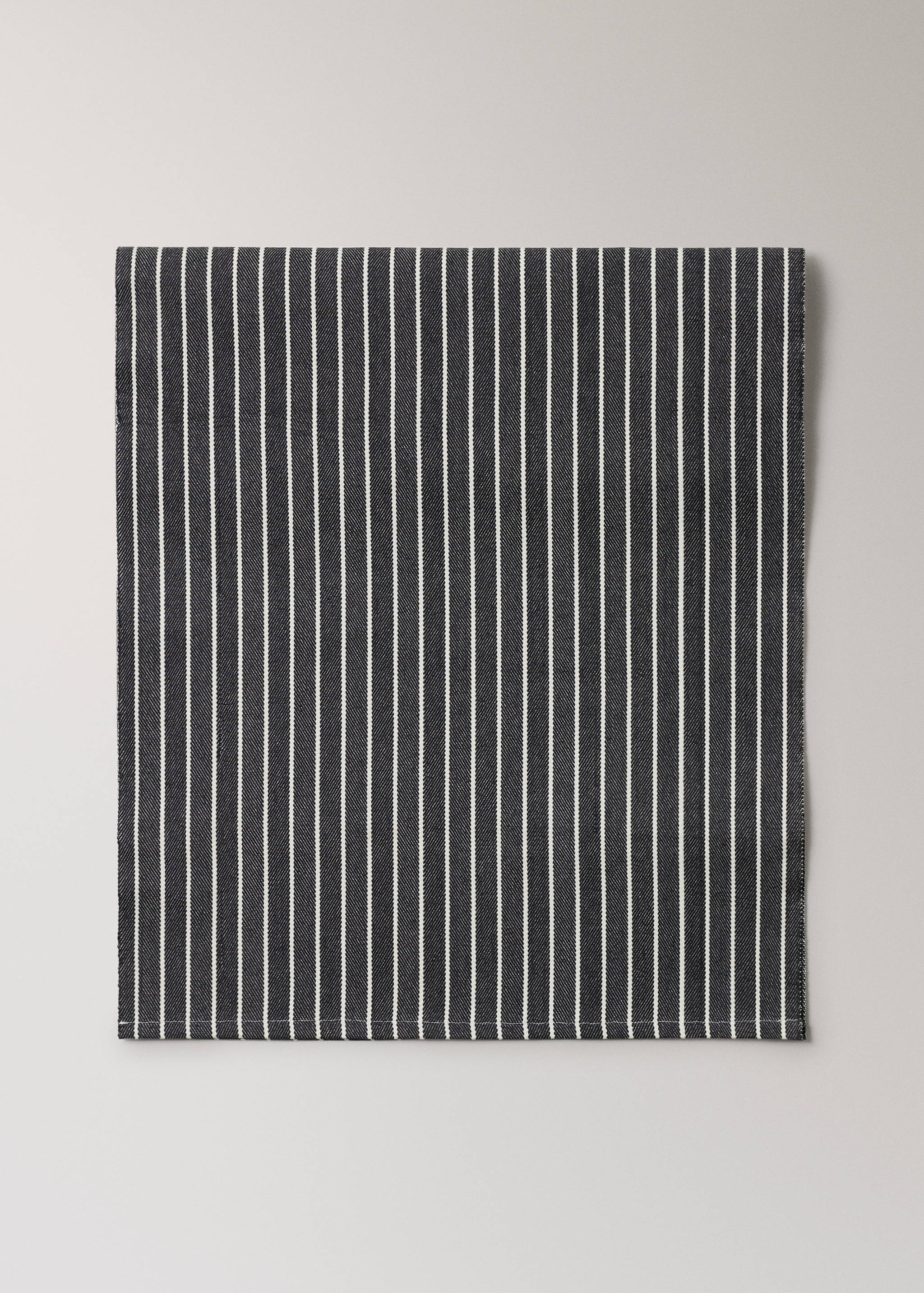 Striped cotton table runner - Article without model