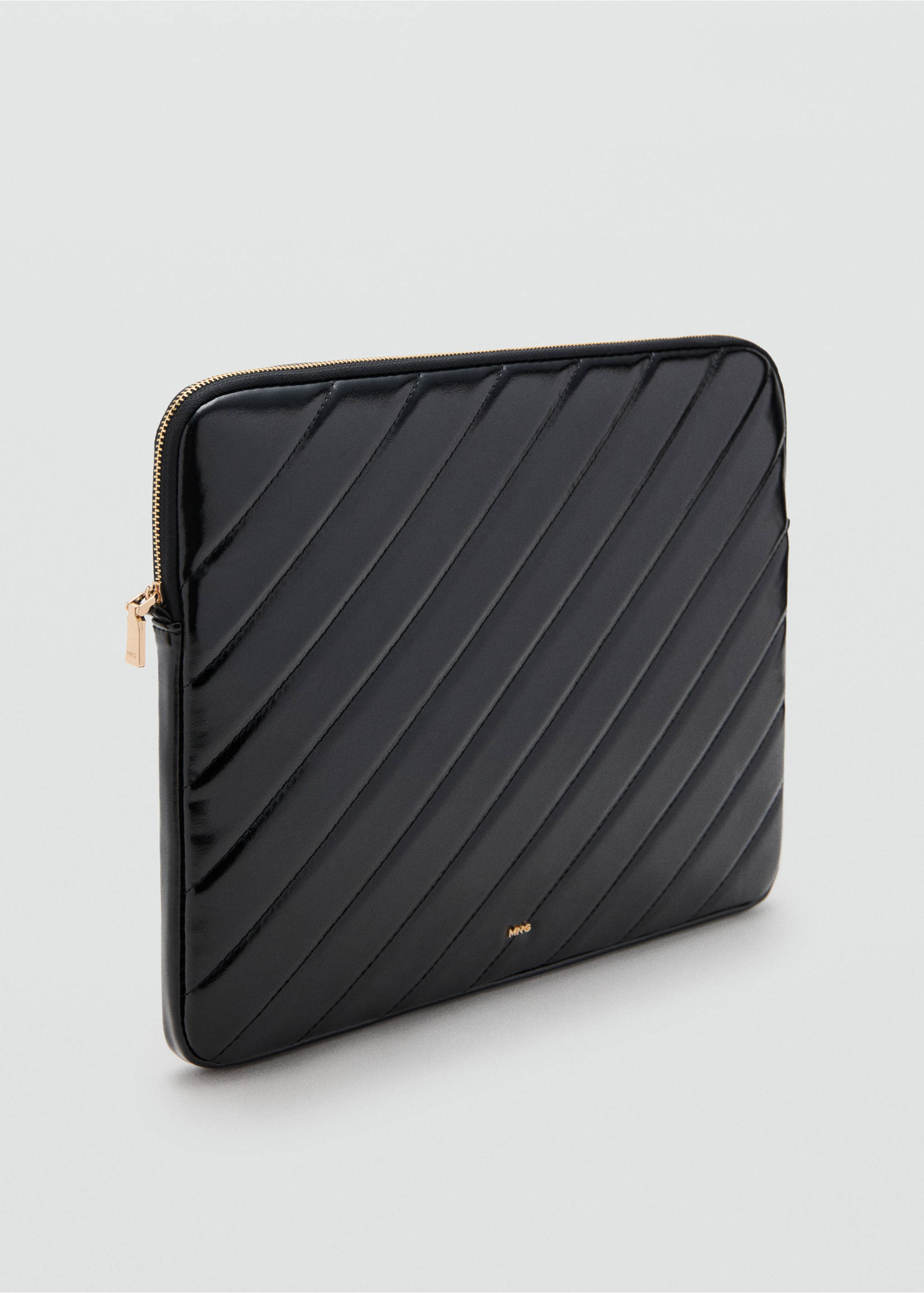 Padded laptop case - Medium plane, Black. Ref: 17074125-00.