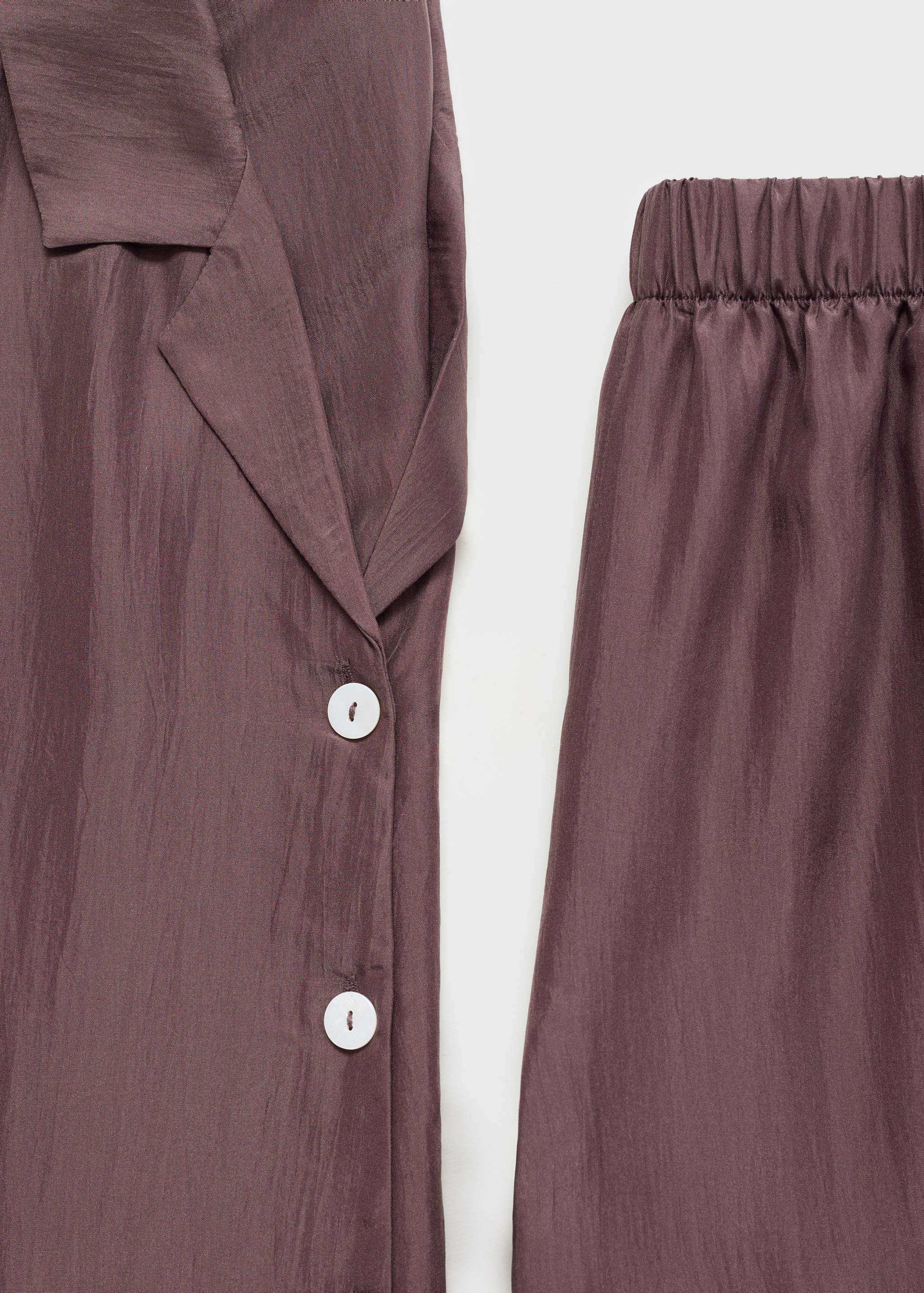 Long silk trousers - Details of the article 8