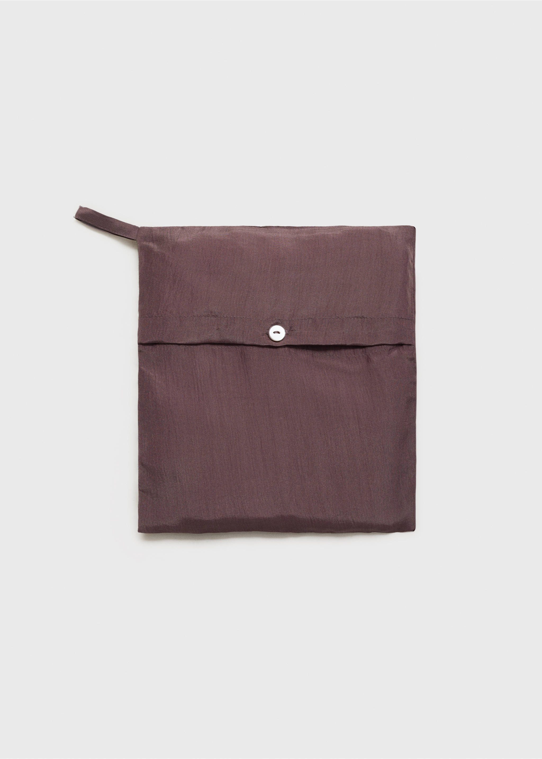 Long silk trousers - Details of the article 0, Blackberry. Ref: 17074126-00.