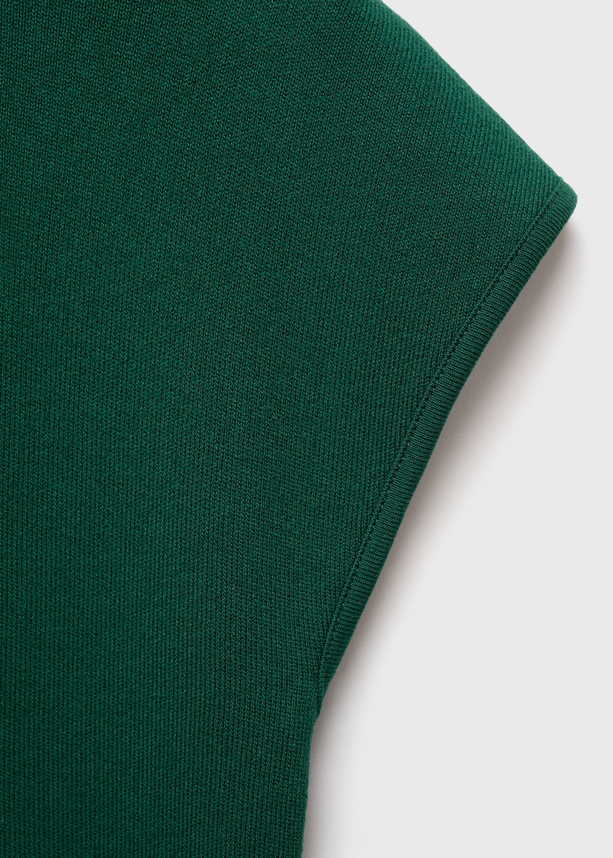 Short-sleeved fine-knit sweater - Details of the article 0