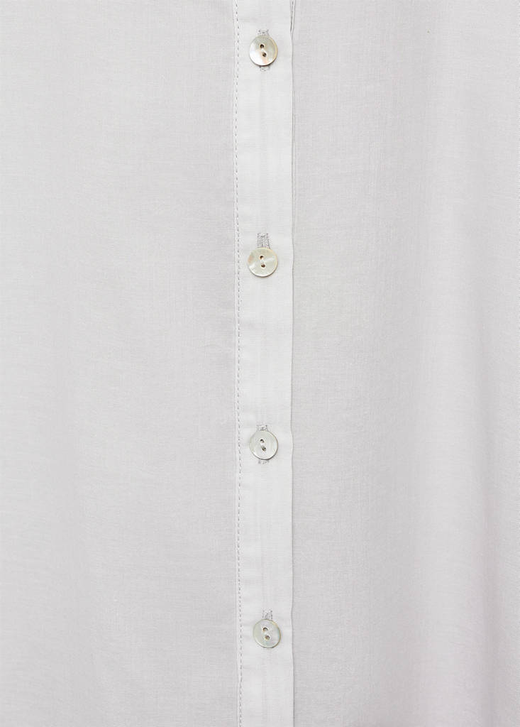 Short-sleeved cotton nightdress — Light/Pastel Grey