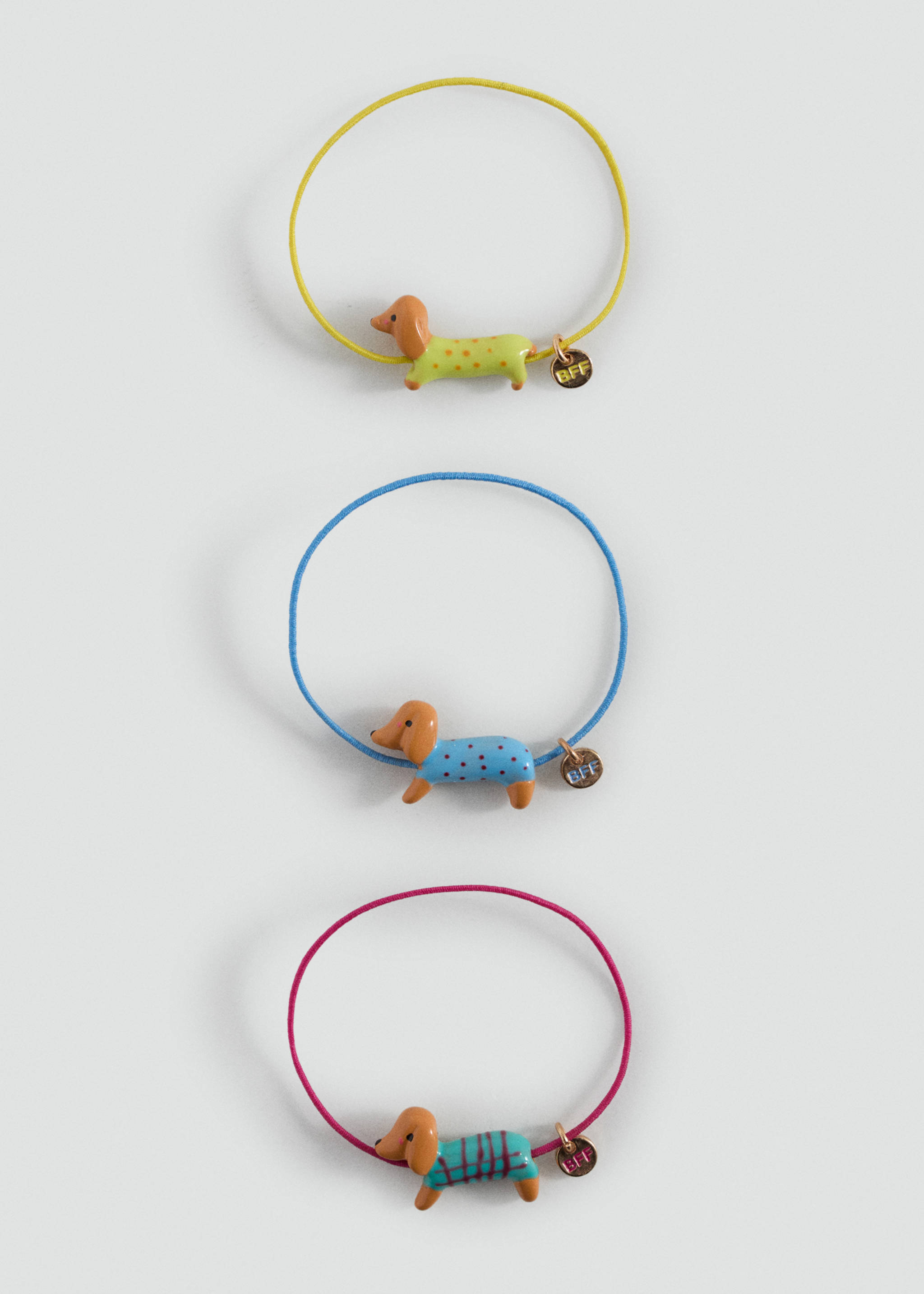 Set of 3 dog-themed bracelets - Article without model