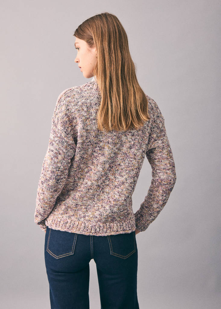 Flecked sweater — Pastel Pink