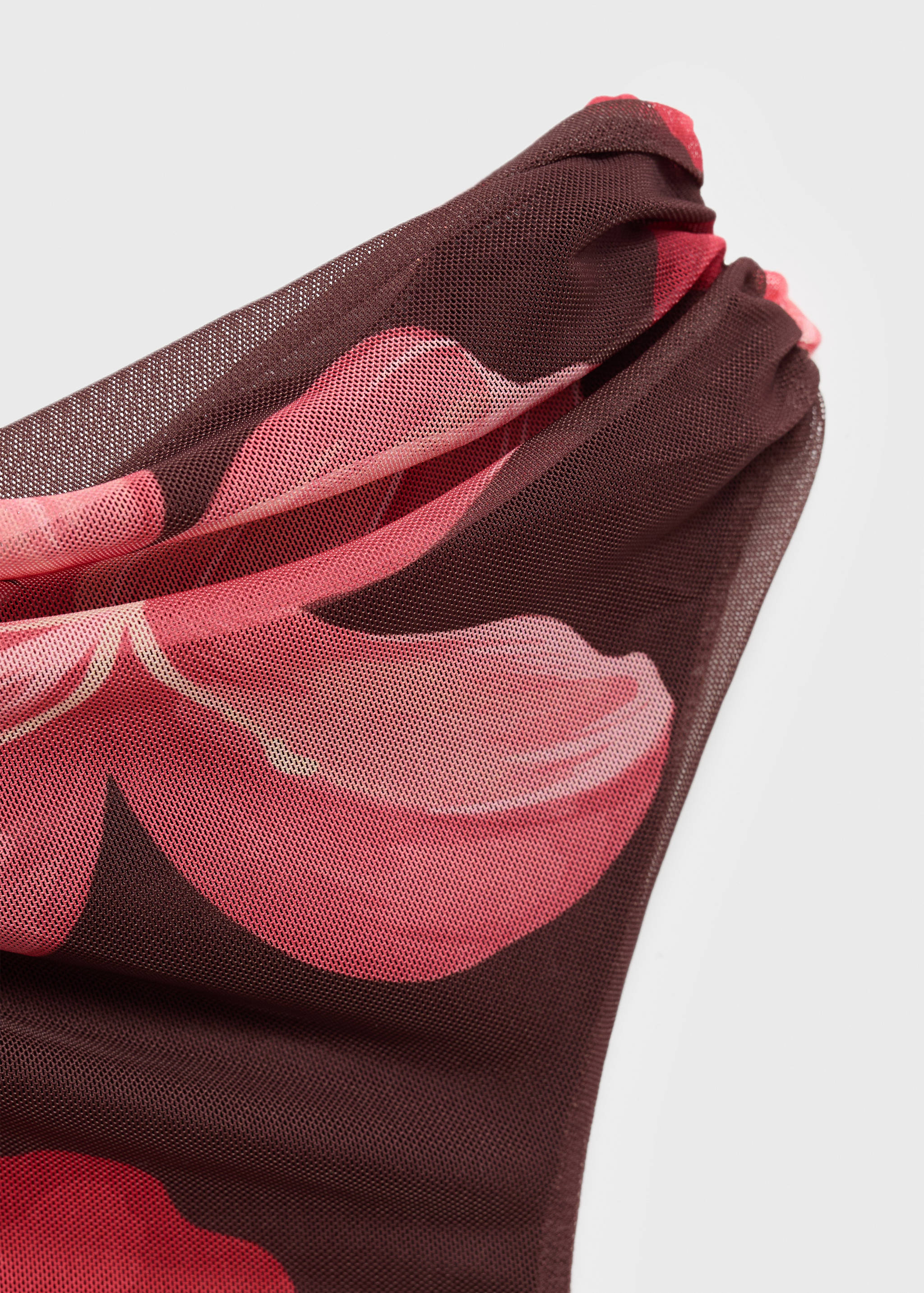 فستان زهري غير متماثل - تفاصيل المنتج 8