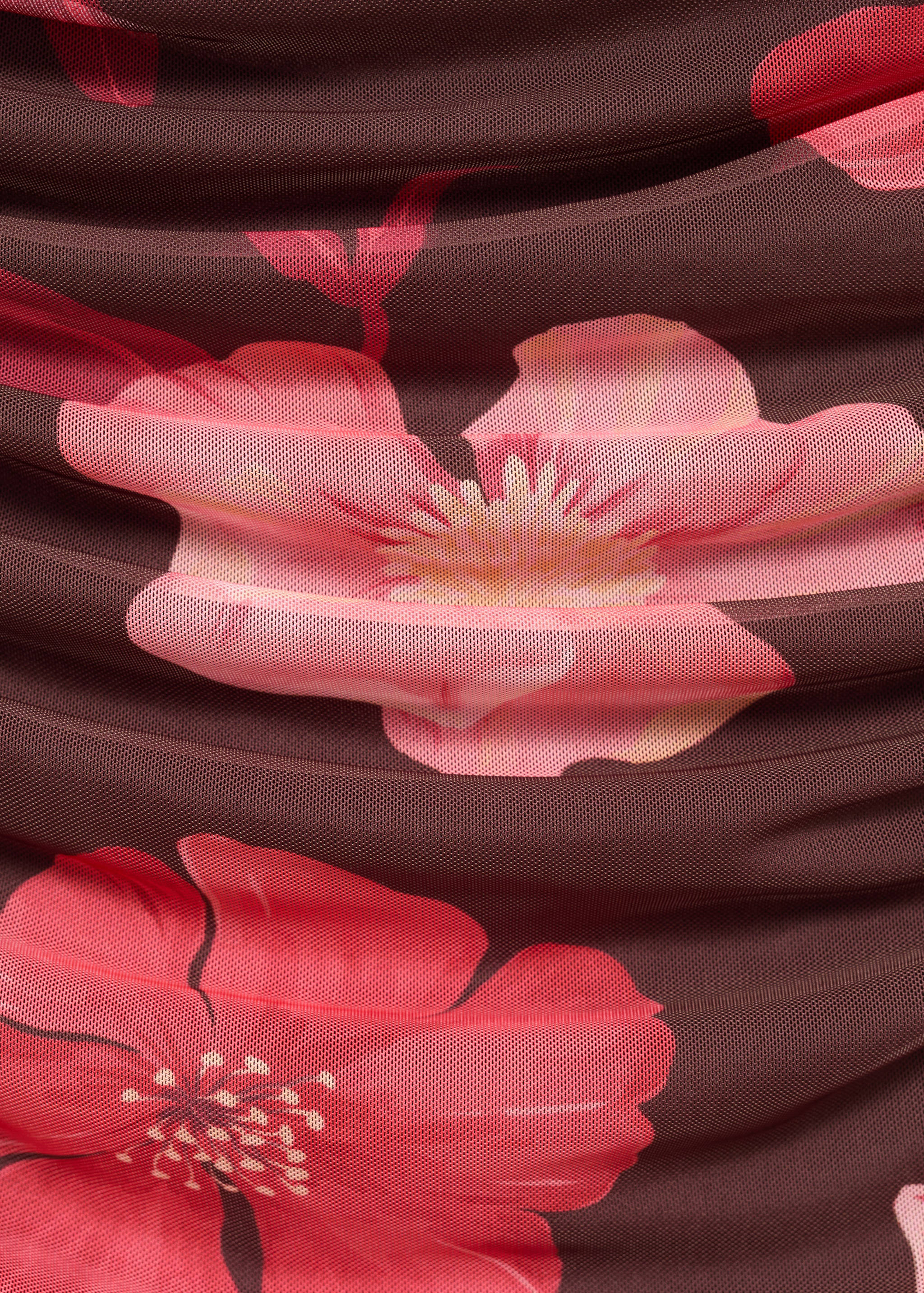 فستان زهري غير متماثل - تفاصيل المنتج 0