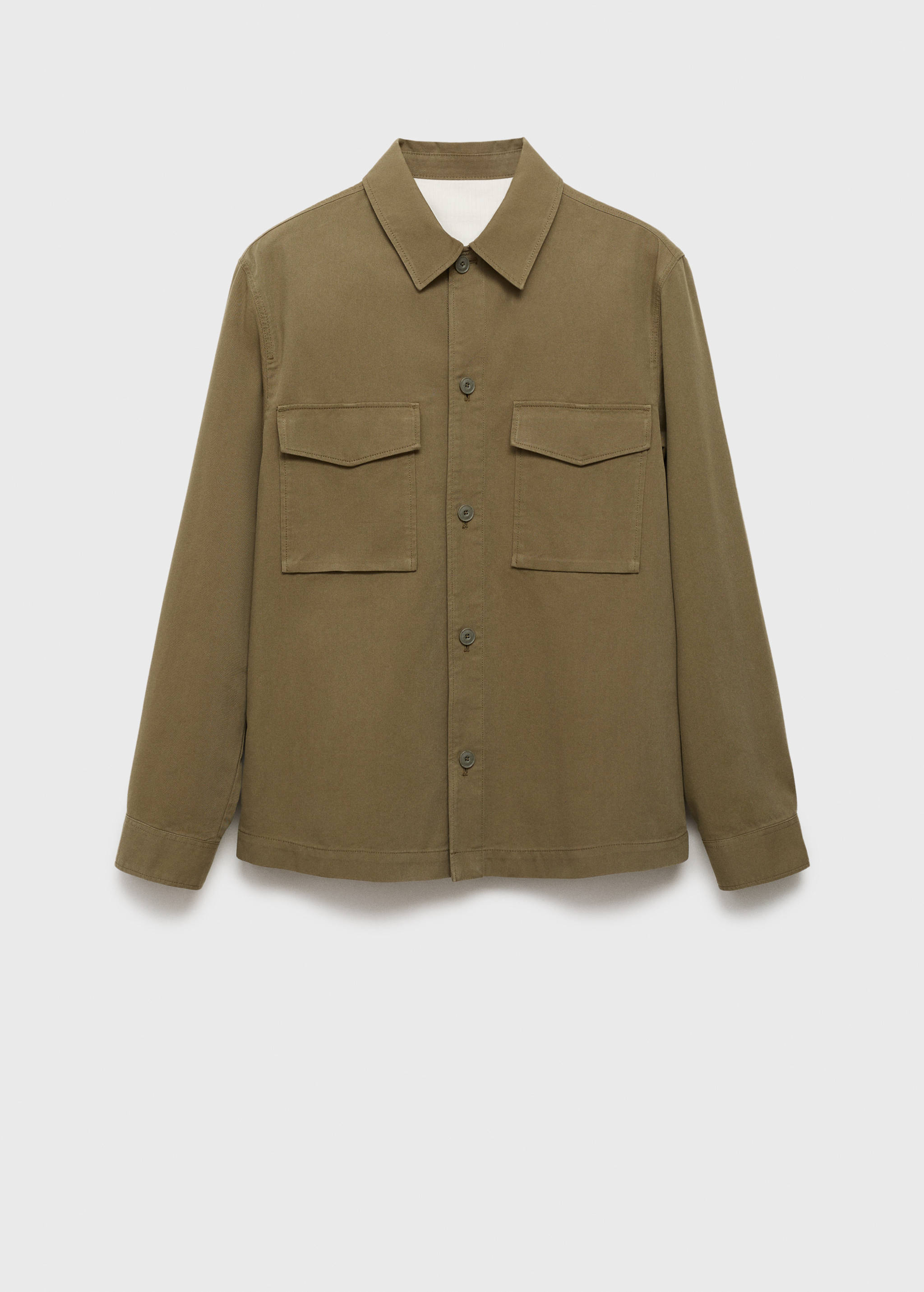 Lyocell cotton jacket with pockets - Article without model