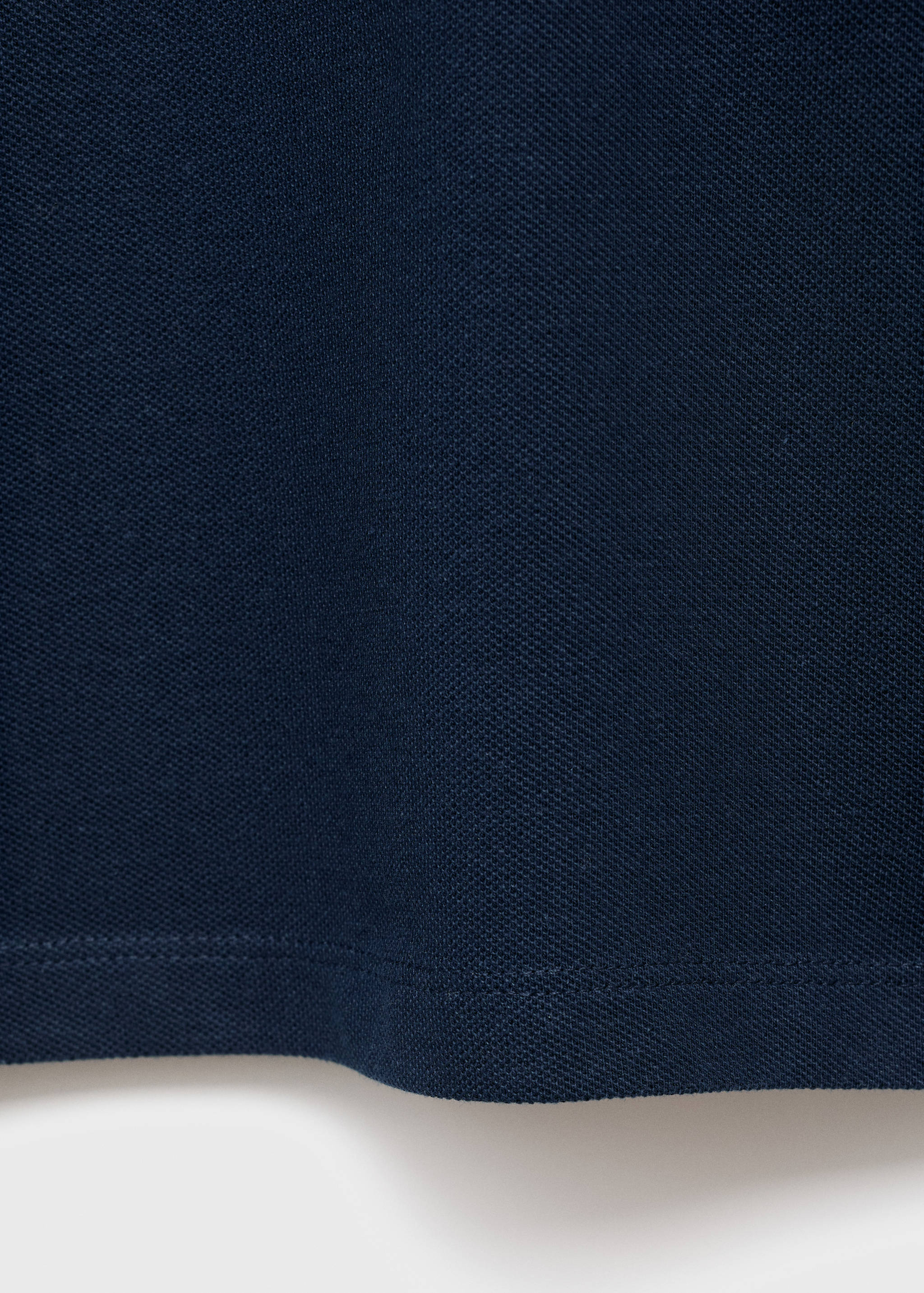 Buttoned knitted polo shirt - Details of the article 0