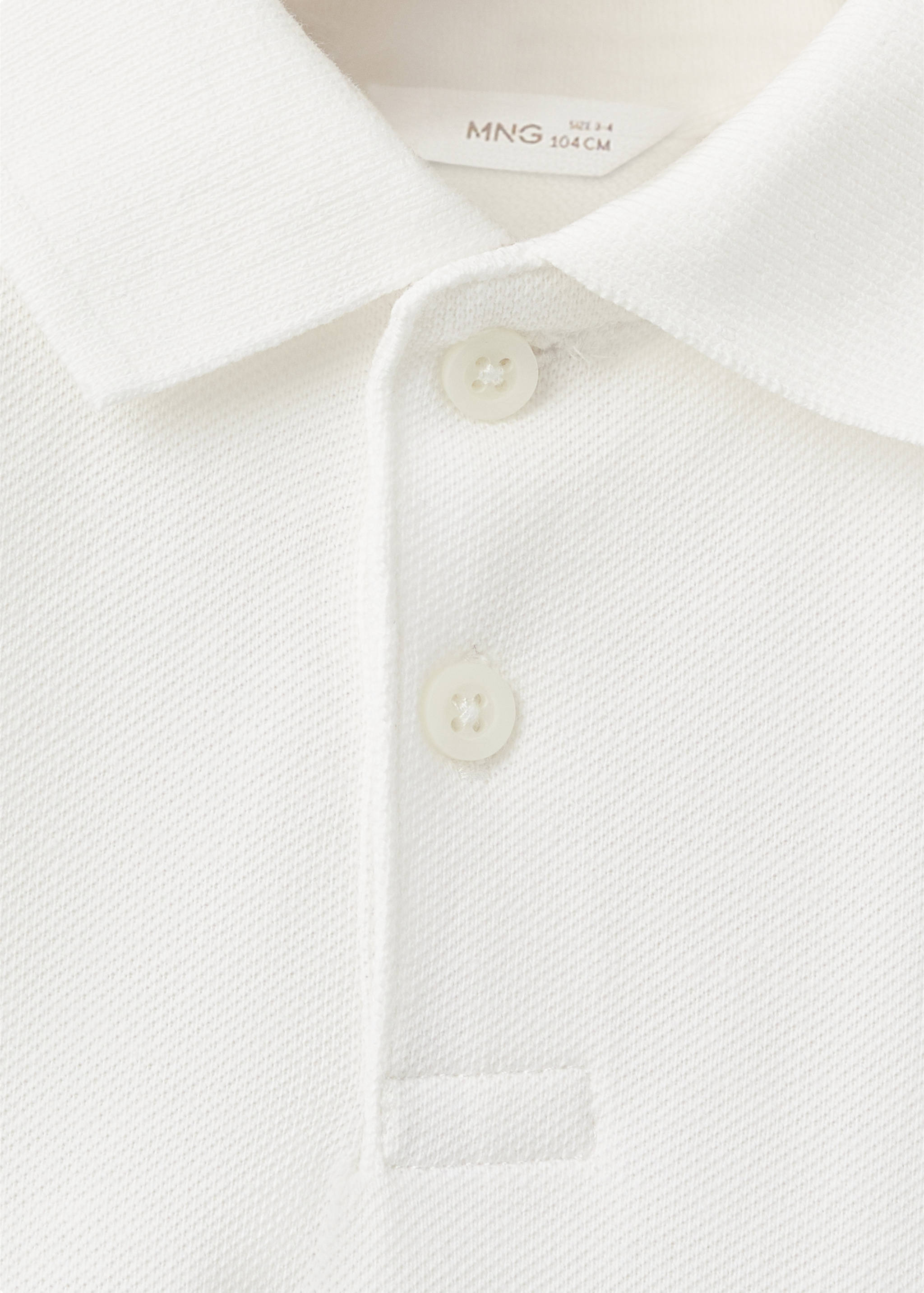Cotton basic polo shirt - Details of the article 8
