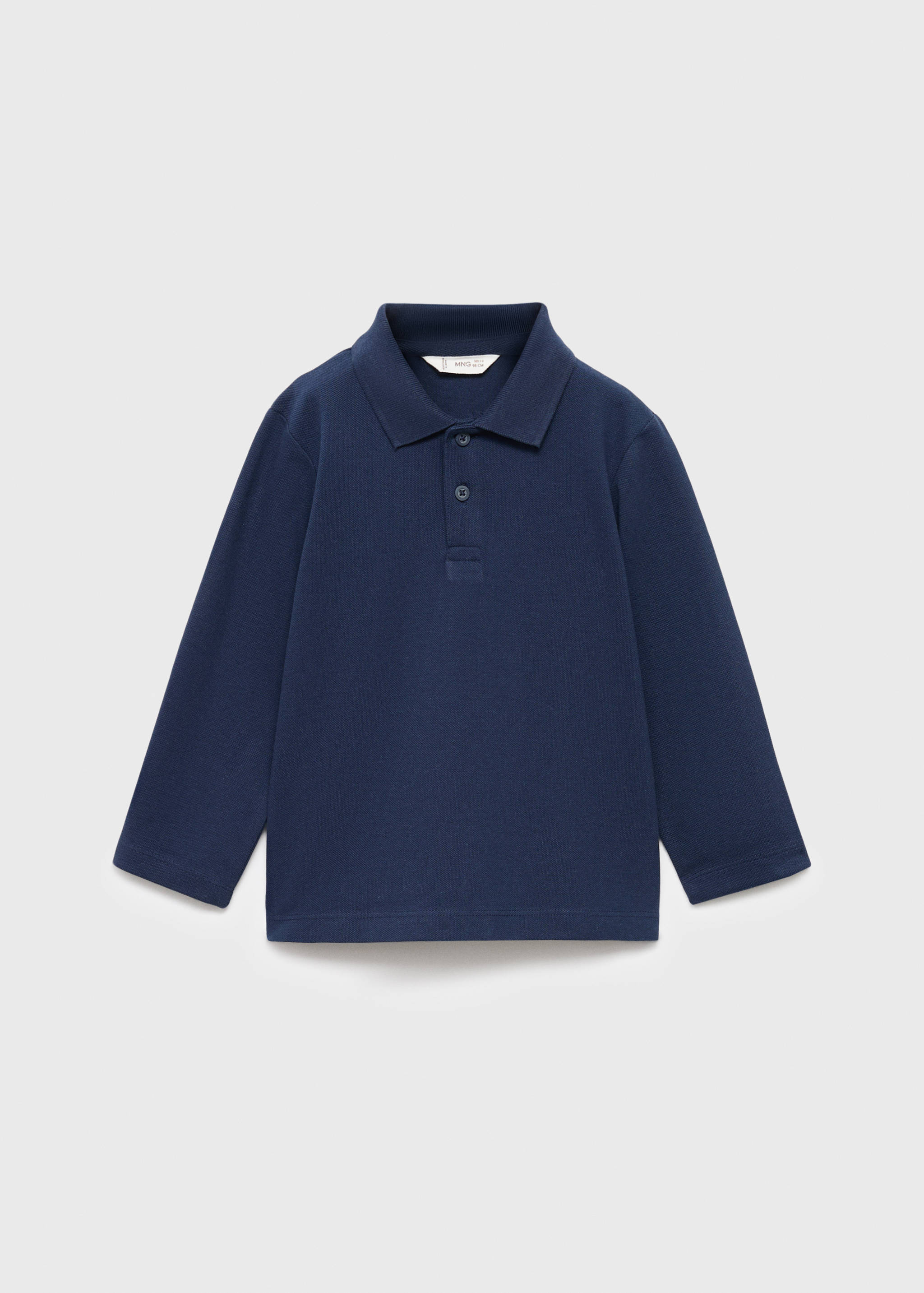 Cotton basic polo shirt - Article without model