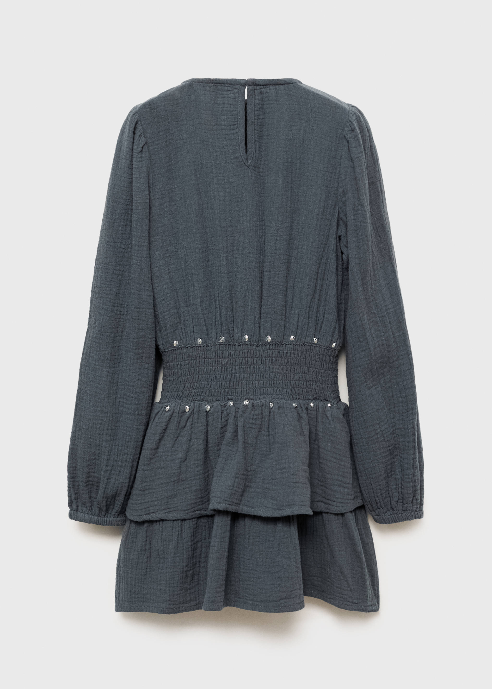 Dress with ruffles and sequins - Reverse of the article