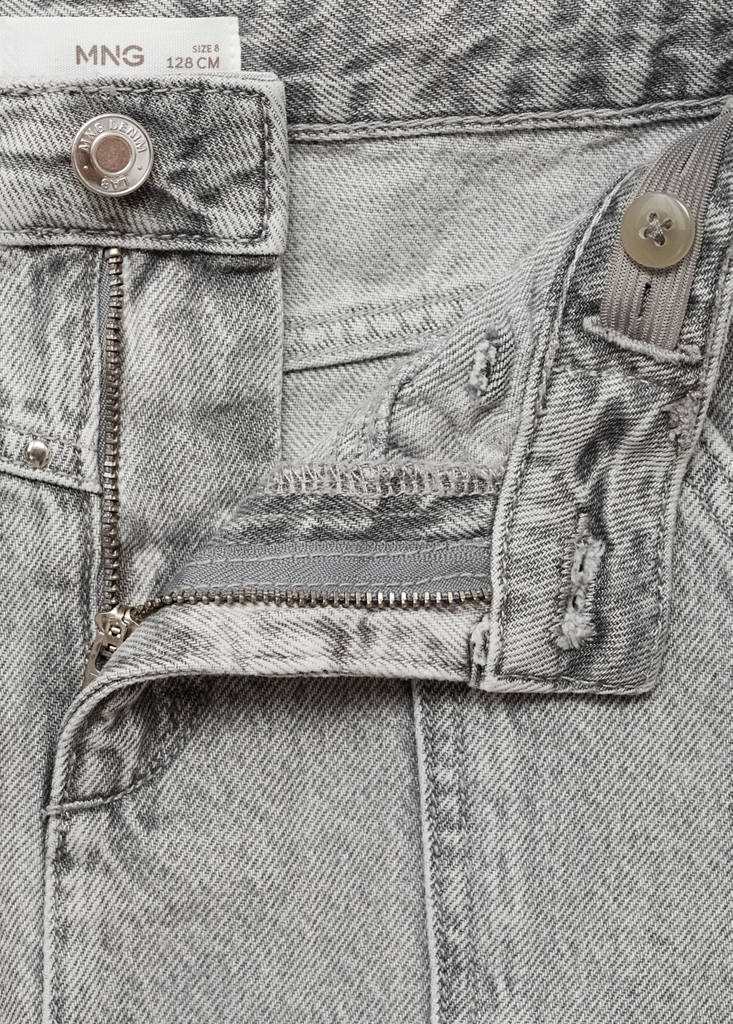Short denim skirt — Denim Grey