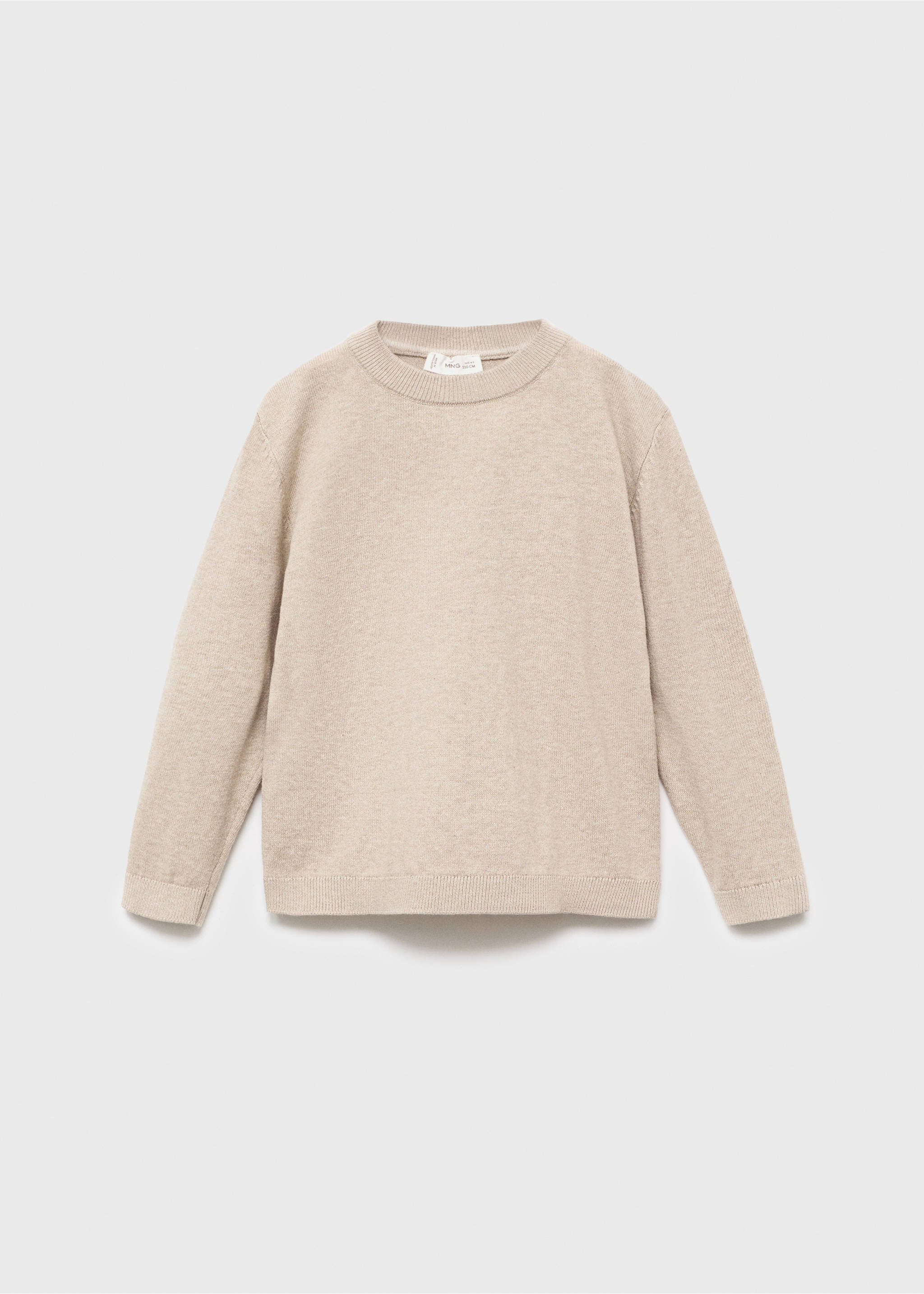 Jersey punto detalles canalé - Artículo sin modelo, Beige. Ref: 17074413-00.