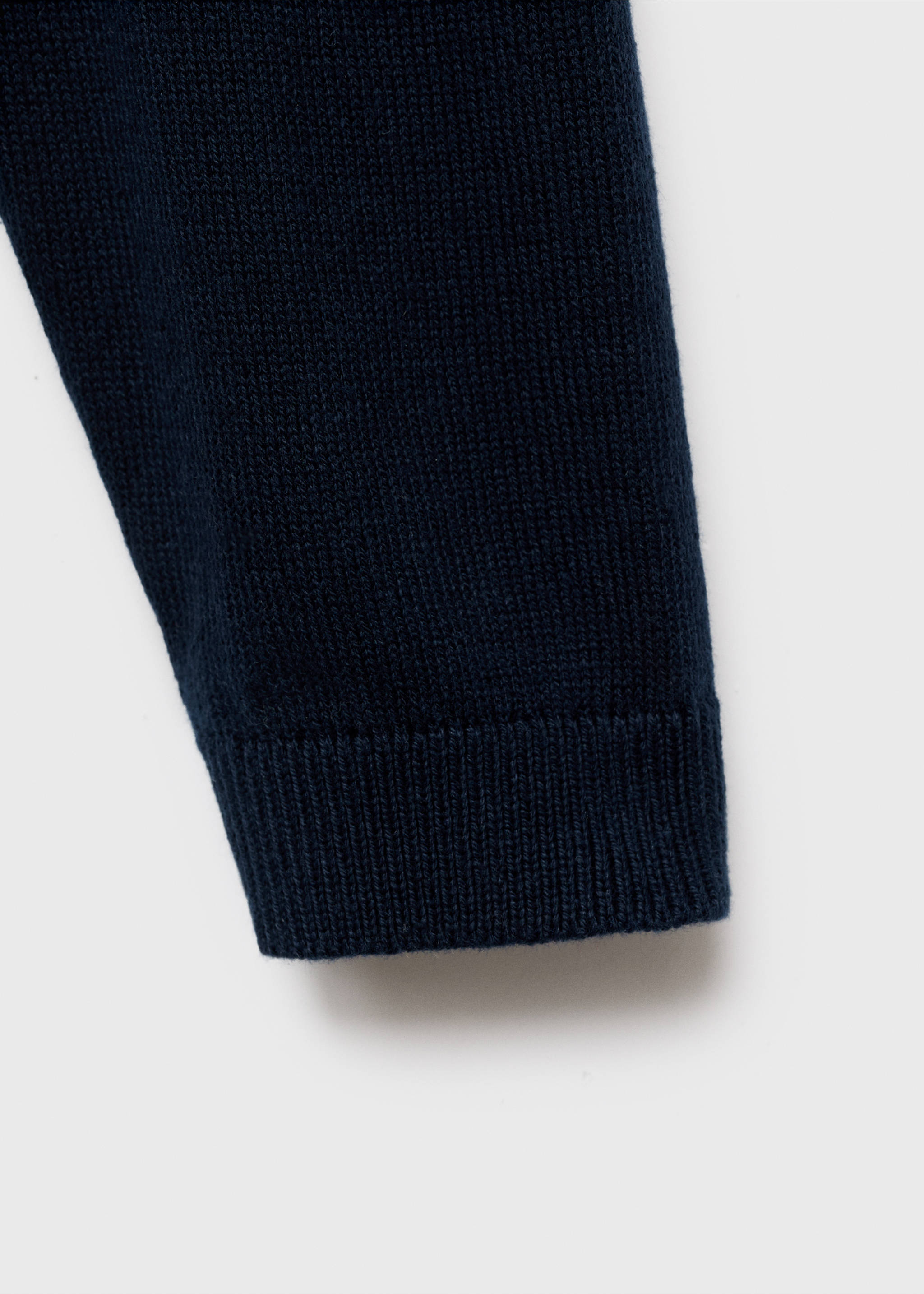 Jersey punto detalles canalé - Detalle del artículo 8, Azul marino. Ref: 17074413-00.