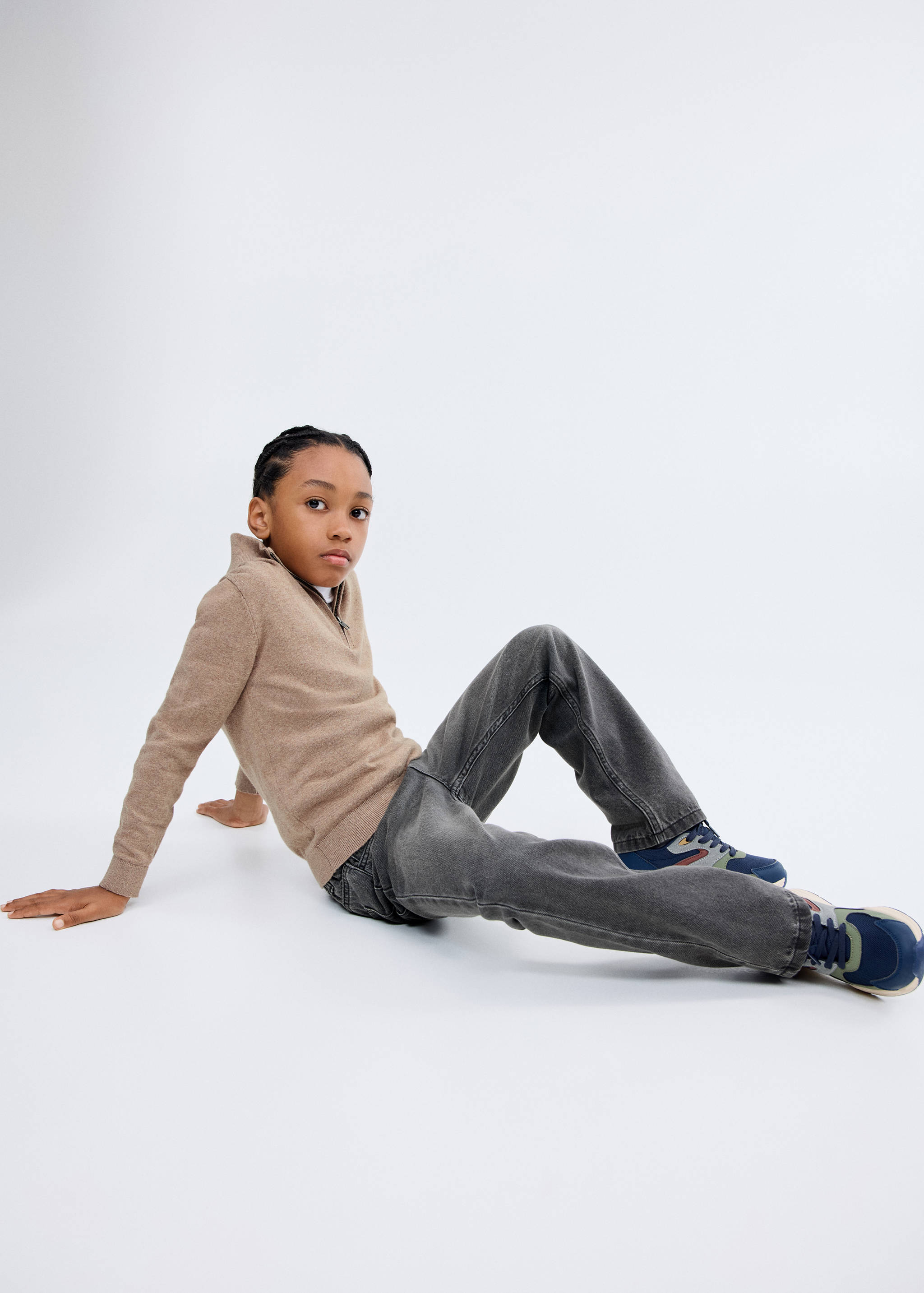 Jersey cuello cremallera - Plano general