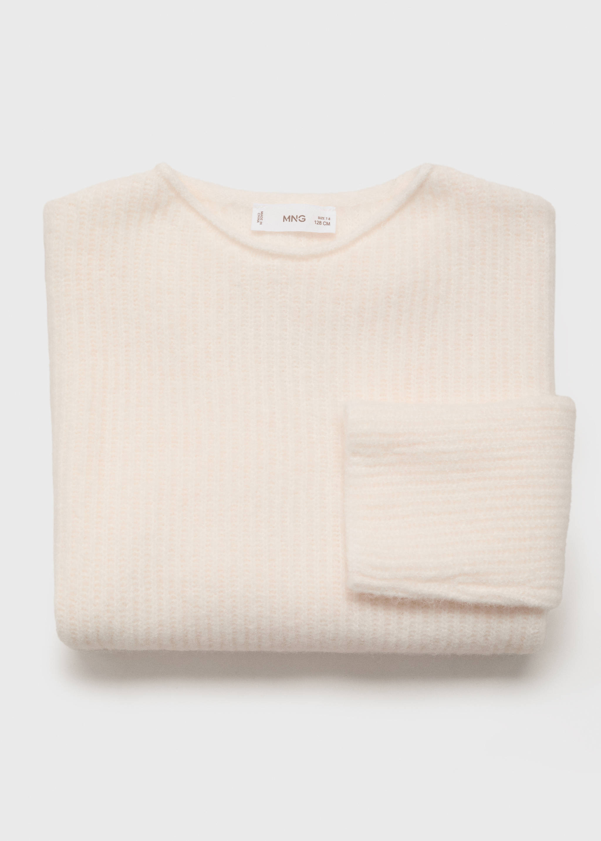 Knitted ribbed sweater - Details of the article 8