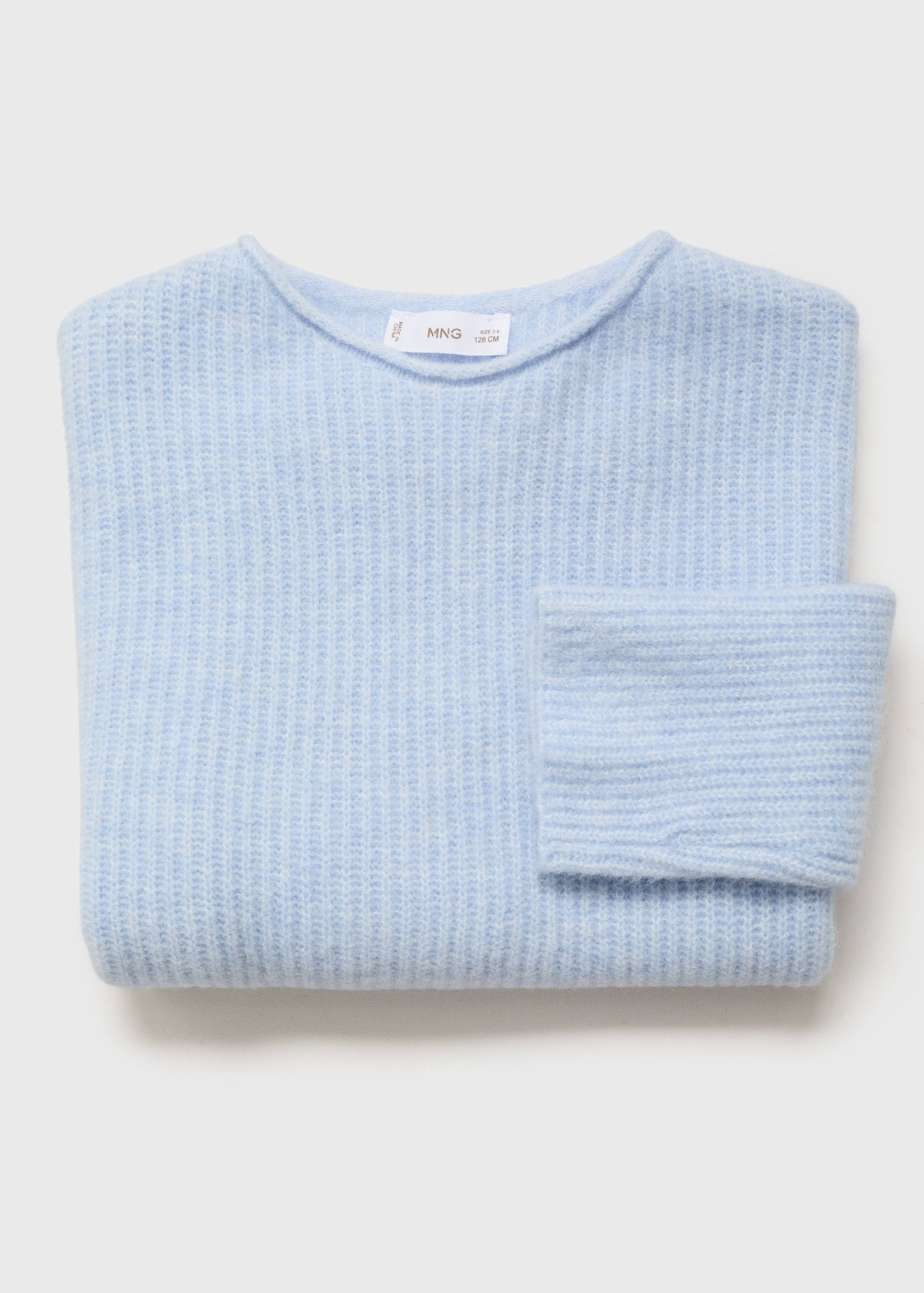 Knitted ribbed sweater - Details of the article 8