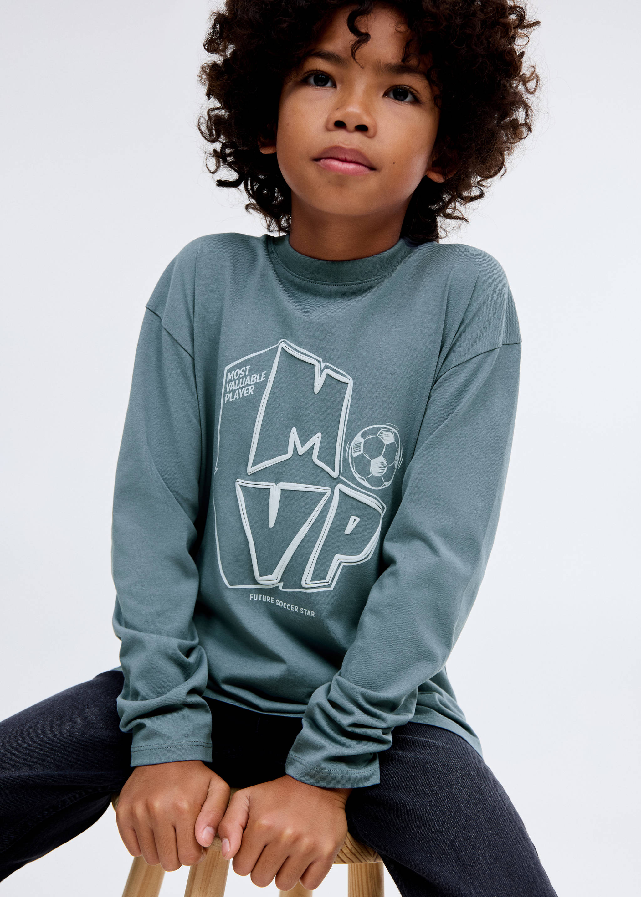 Short-sleeved printed t-shirt - Details of the article 1