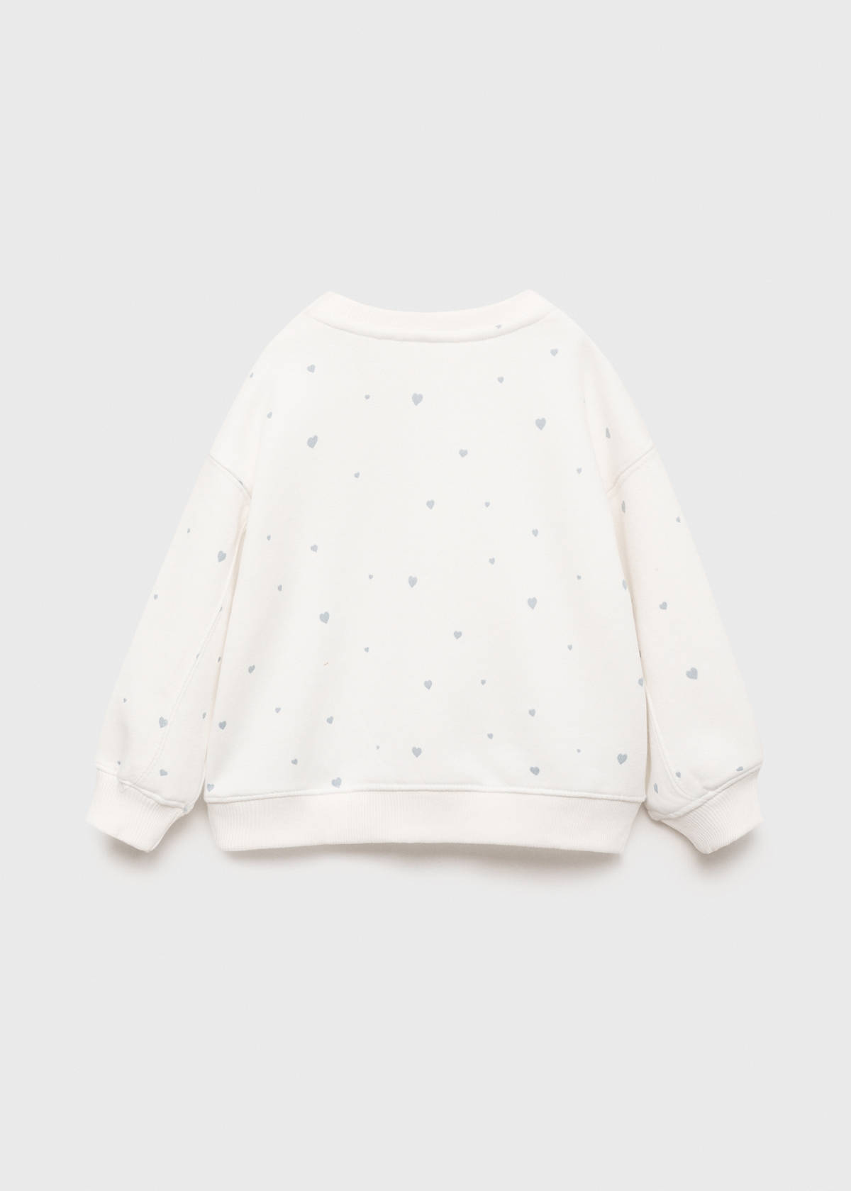 Hearts printed sweatshirt — Off White