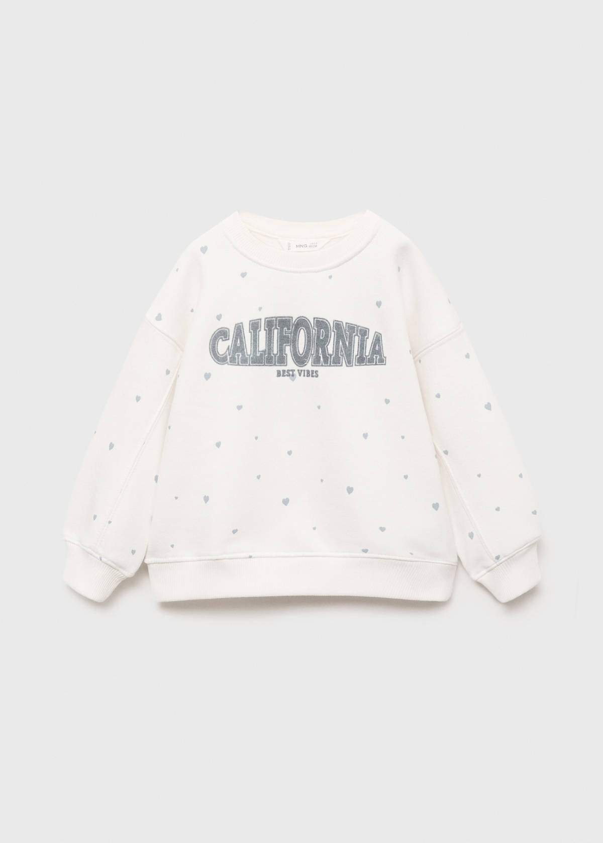 Hearts printed sweatshirt — Off White
