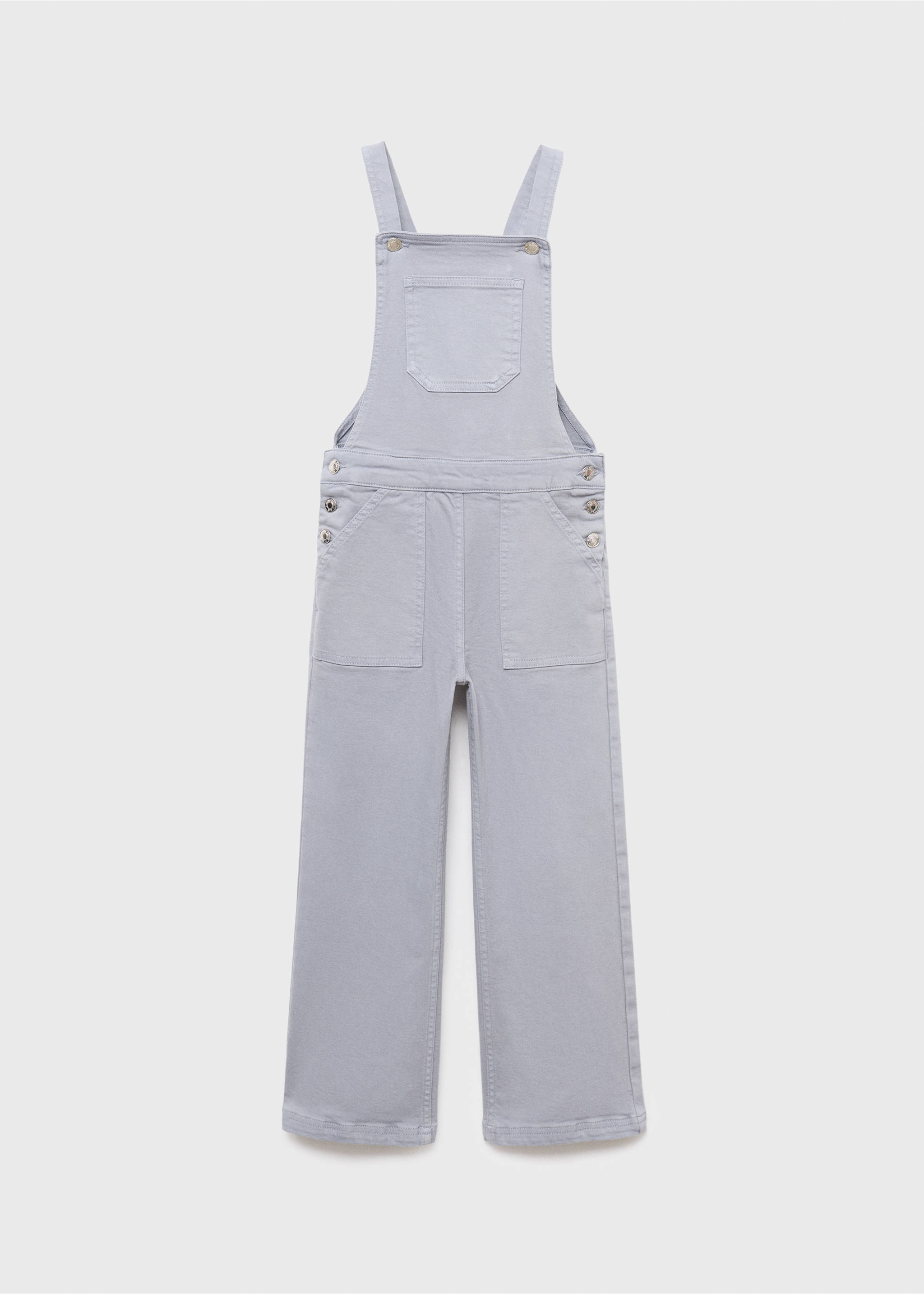 Long denim jumpsuit - Article without model, Blue. Ref: 17074419-00.