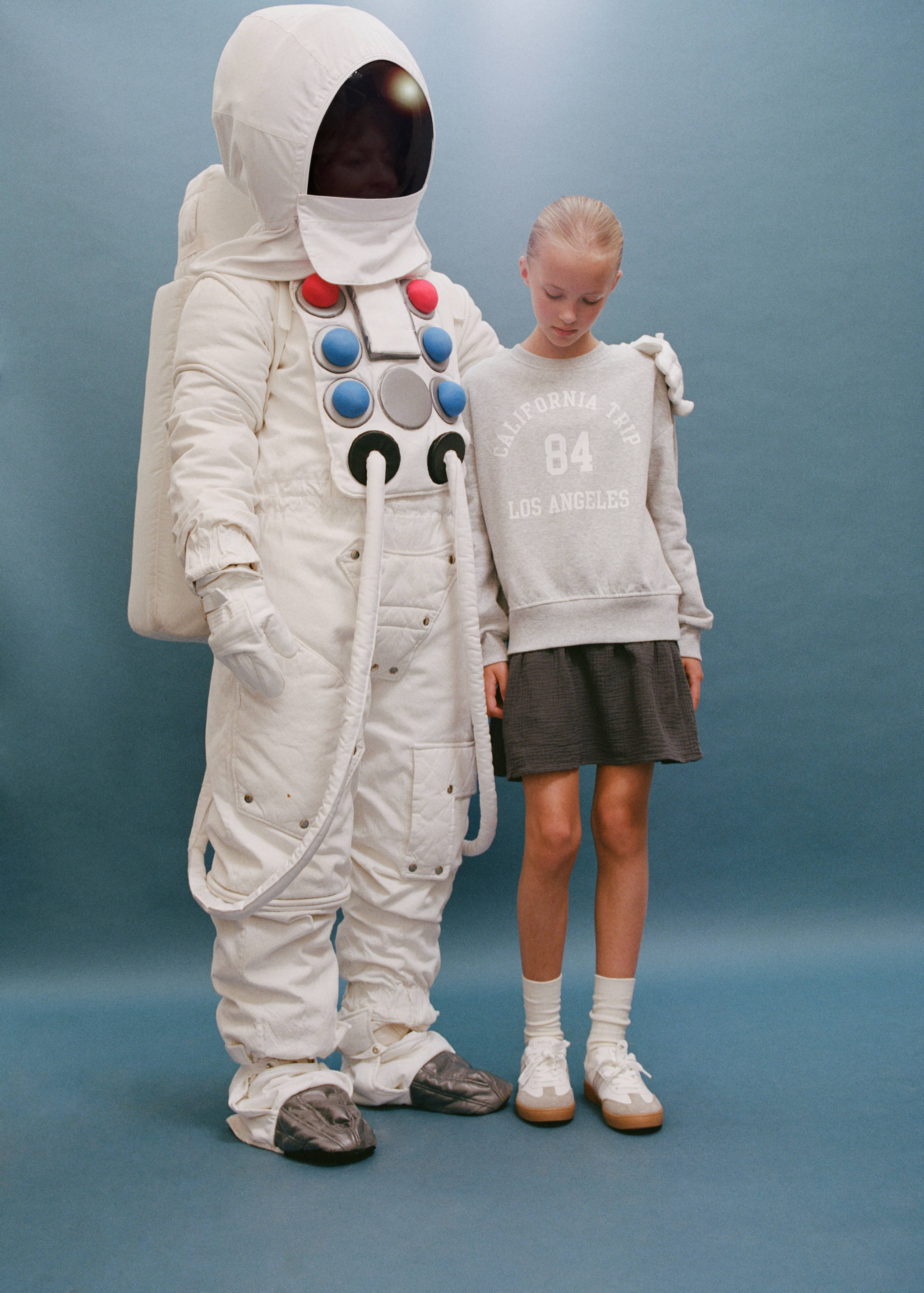 Vestido sweatshirt combinado - Pormenor do artigo 5