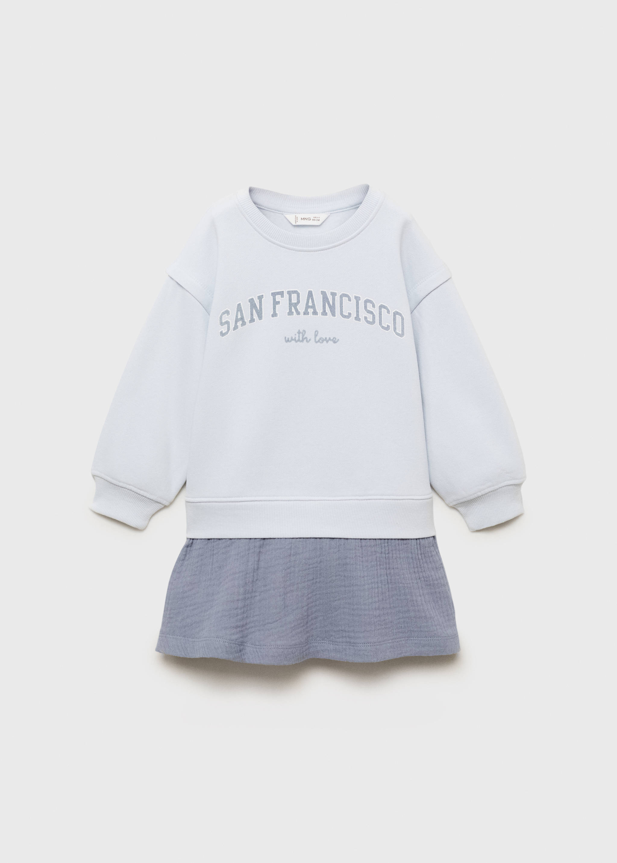 Φόρεμα φούτερ συνδυασμός - Προϊόν χωρίς μοντέλο