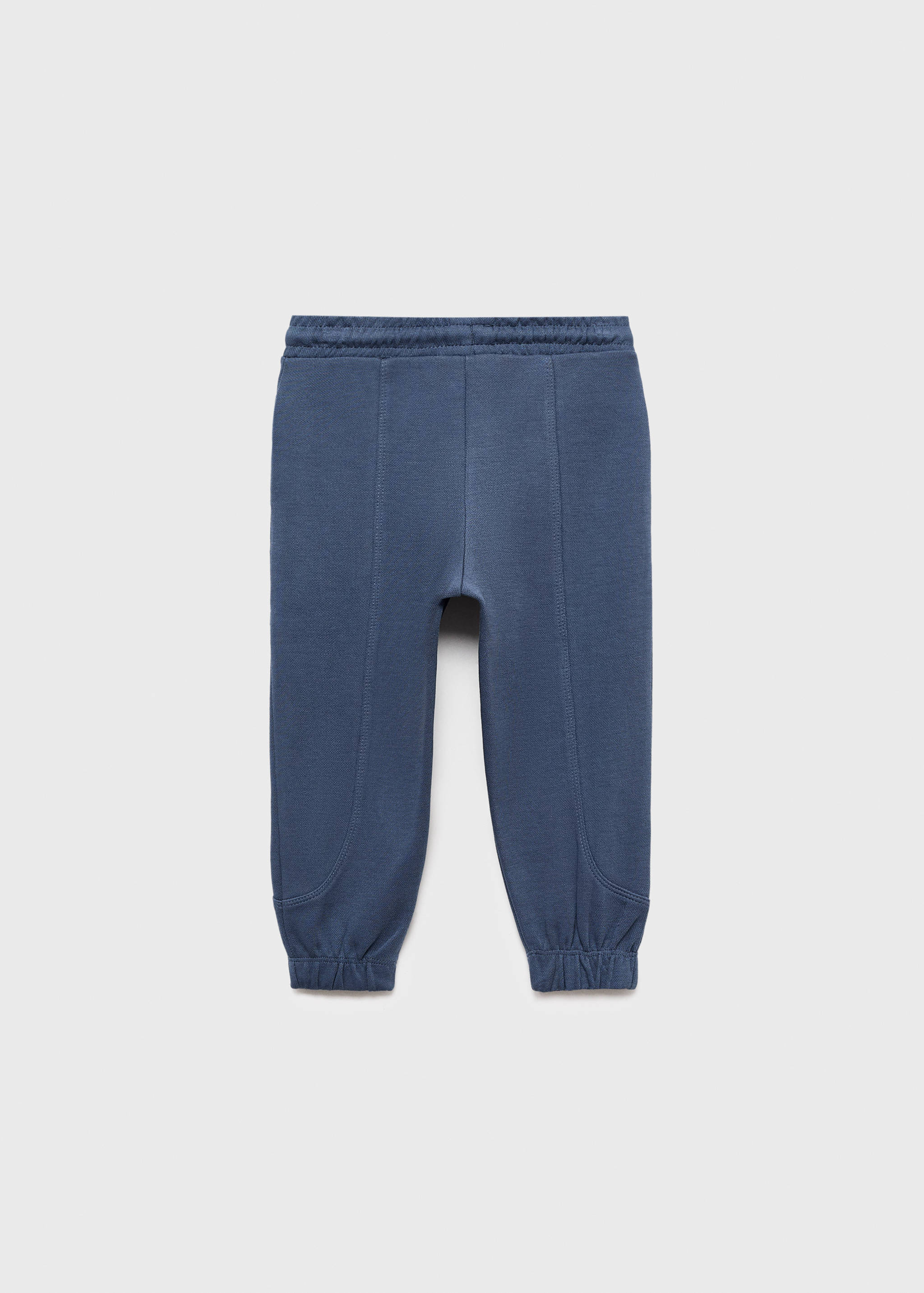 Cotton joggers with elastic waist - Reverse of the article